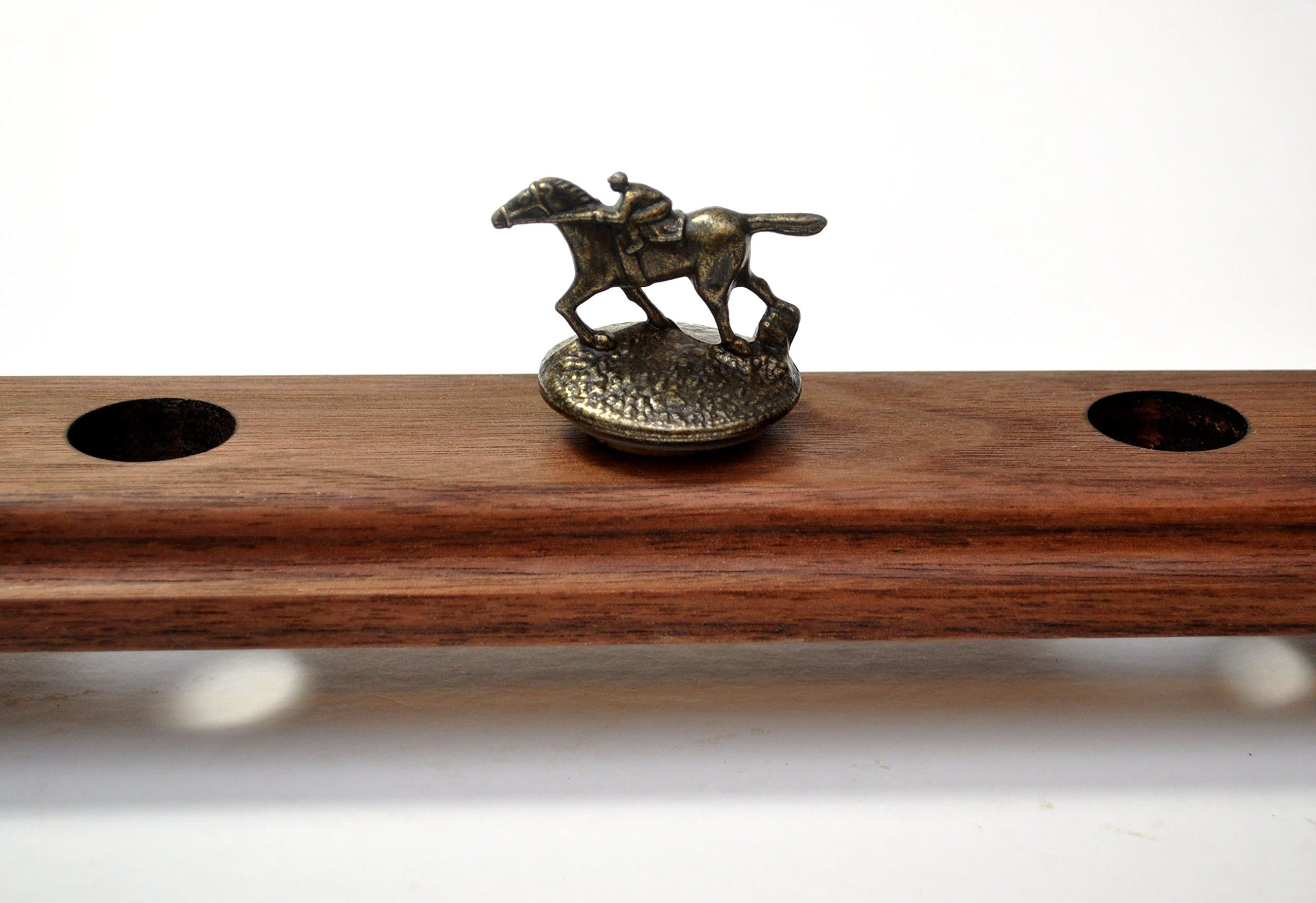 Blanton's Whiskey Botttle Stopper Display Stand Handcrafted in Walnut Holds 8