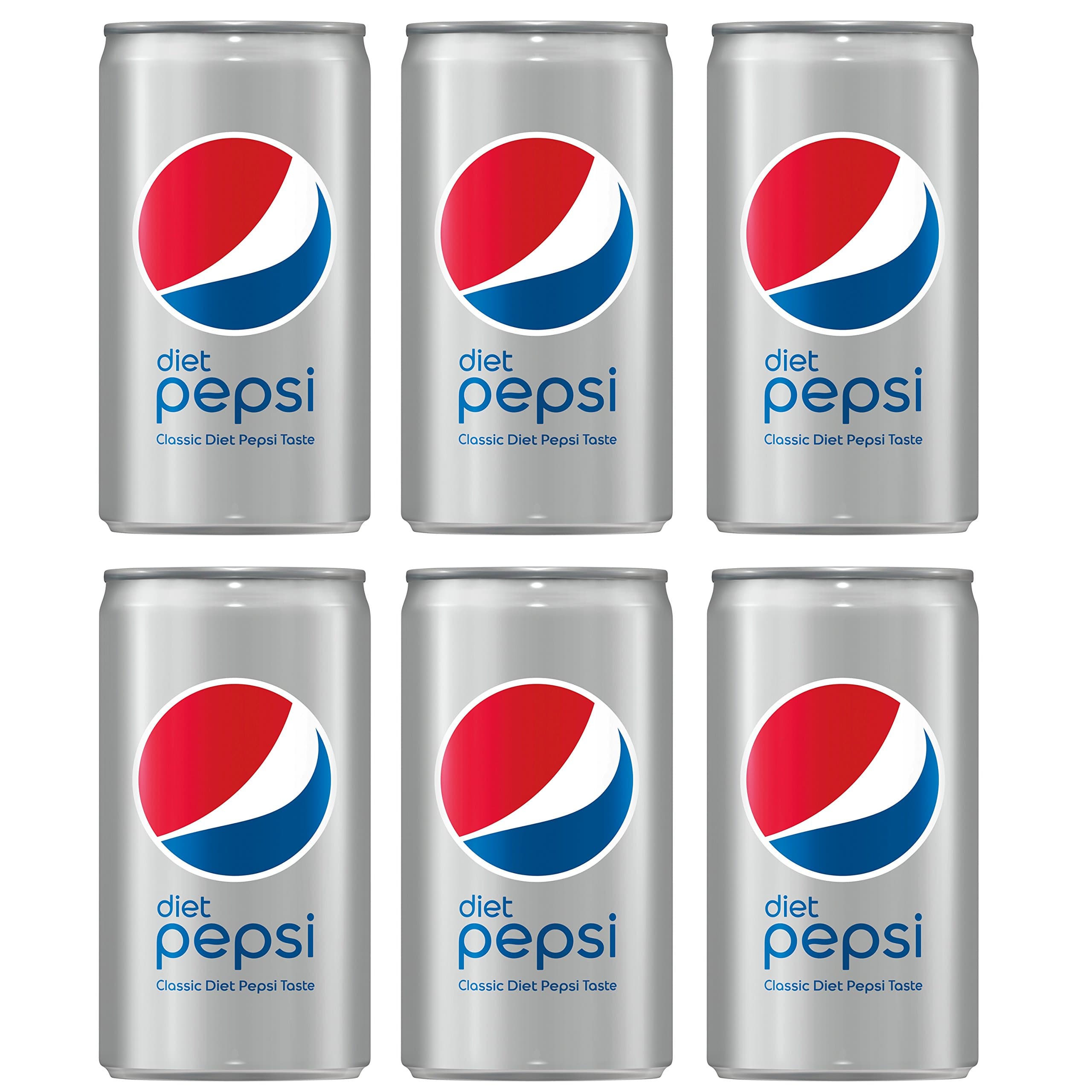 Diet Pepsi Mini Cans, 7.5 Ounce, 6 Count
