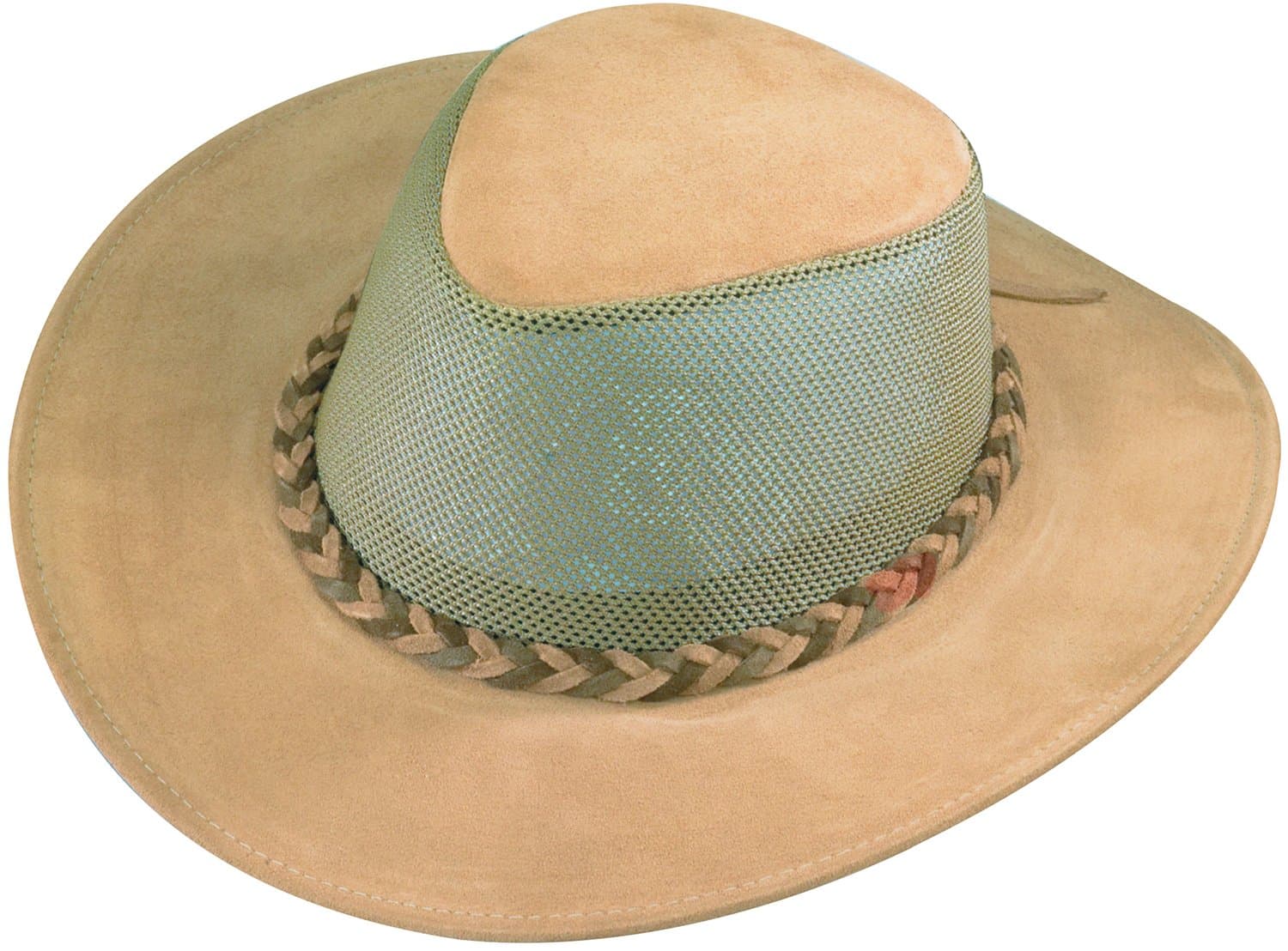 Henschel Cowhide Suede Explorer with Mesh Crown