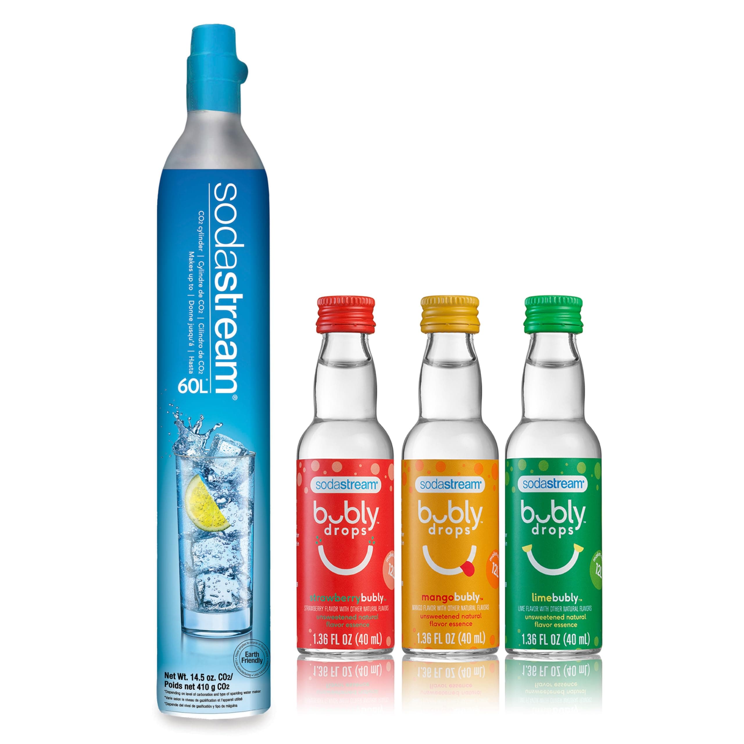 SodaStream 60L Co2 Stock Up Bundle Bubly 3 Pack