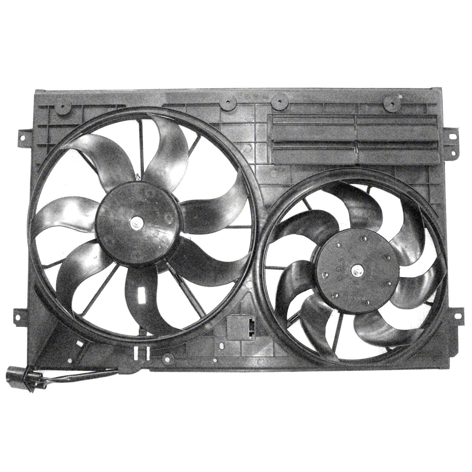 CPP Front Radiator Cooling Fan Assembly for 05-13 Volkswagen Jetta VW3115113