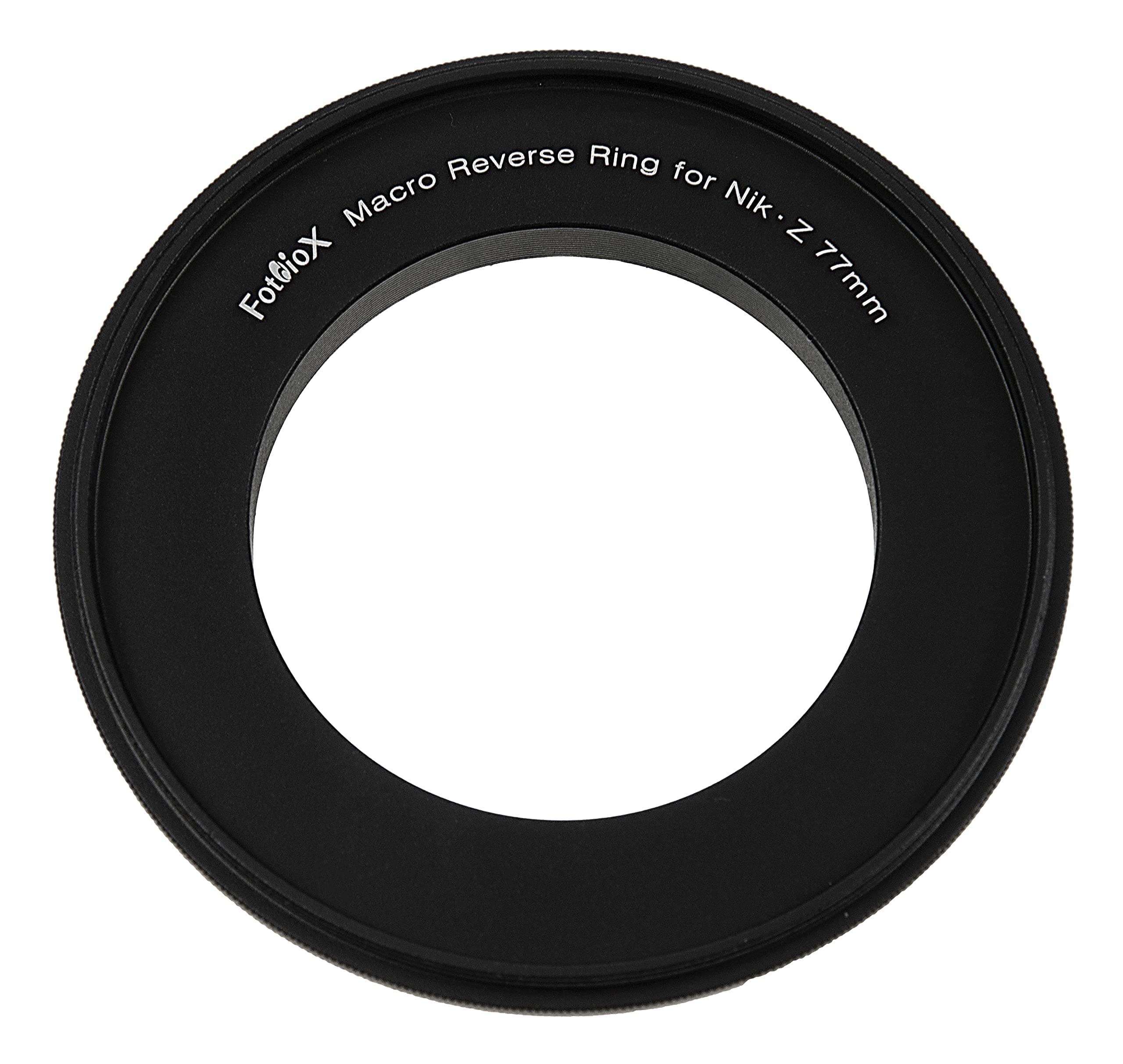 Fotodiox Macro Reverse Ring 77mm Compatible with Nikon Z - Camera Mount to 77mm Filter Thread Adapter for Nikon Z-Mount Cameras,Black,77-NKZ