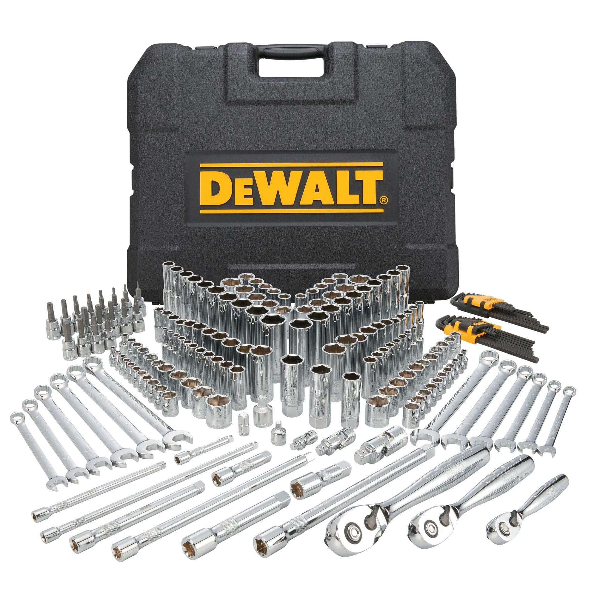 DEWALT Mechanics Tools Kit and Socket Set, 204-Piece (DWMT72165)