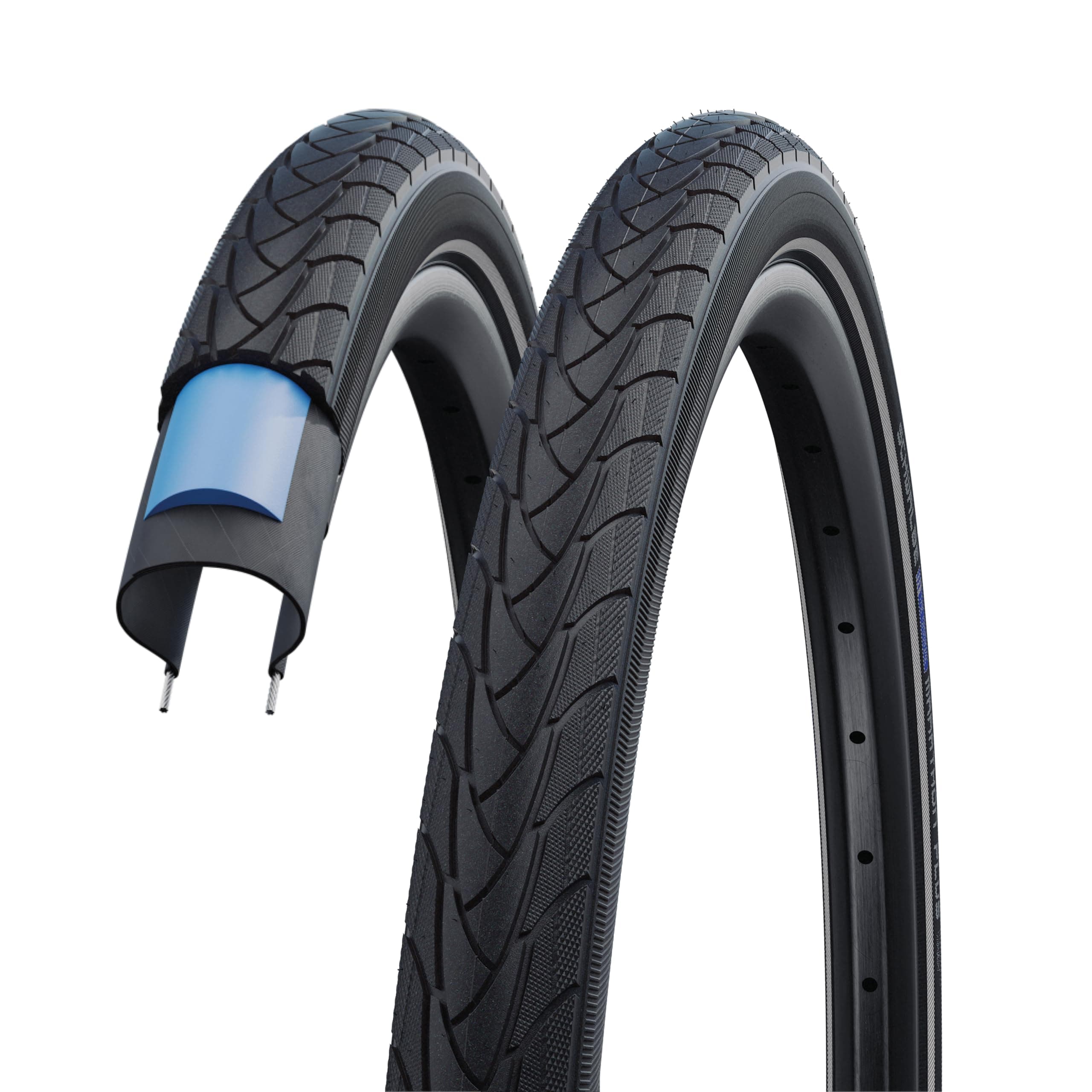 Marathon Plus 700X32C Wired Tyre with Smartguard Reflective
