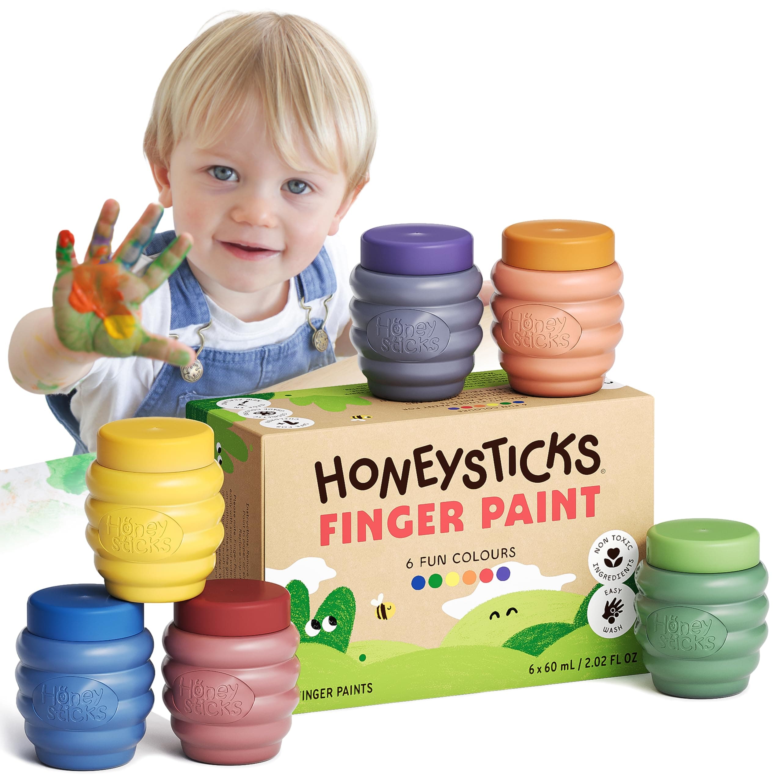 Honeysticks Finger Paints