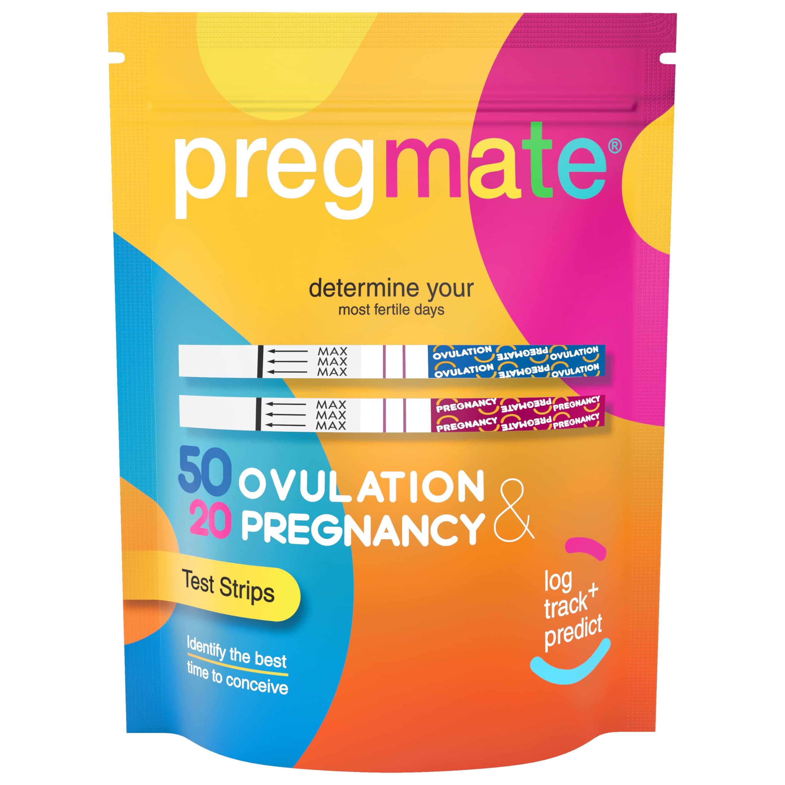 50 Ovulation and 20 Pregnancy Test Strips Predictor Kit