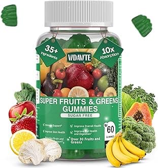 Sugar-Free Fruits, Greens & Veggie Gummies