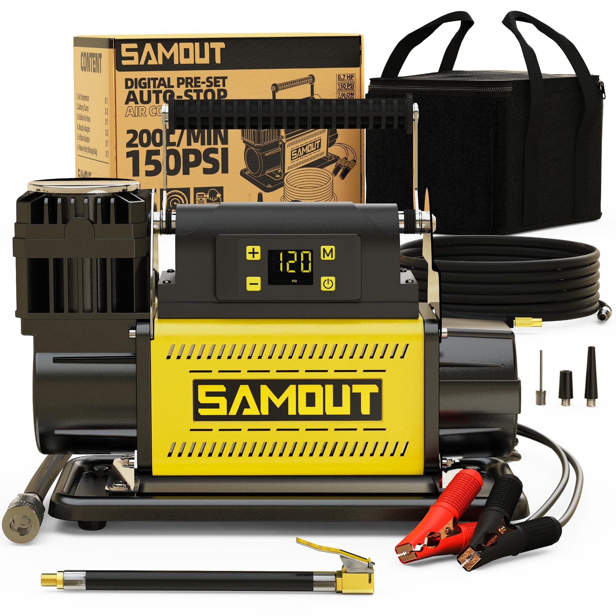 SAMOUT Offroad Air Compressor Digital 7.06CFM 150PSI