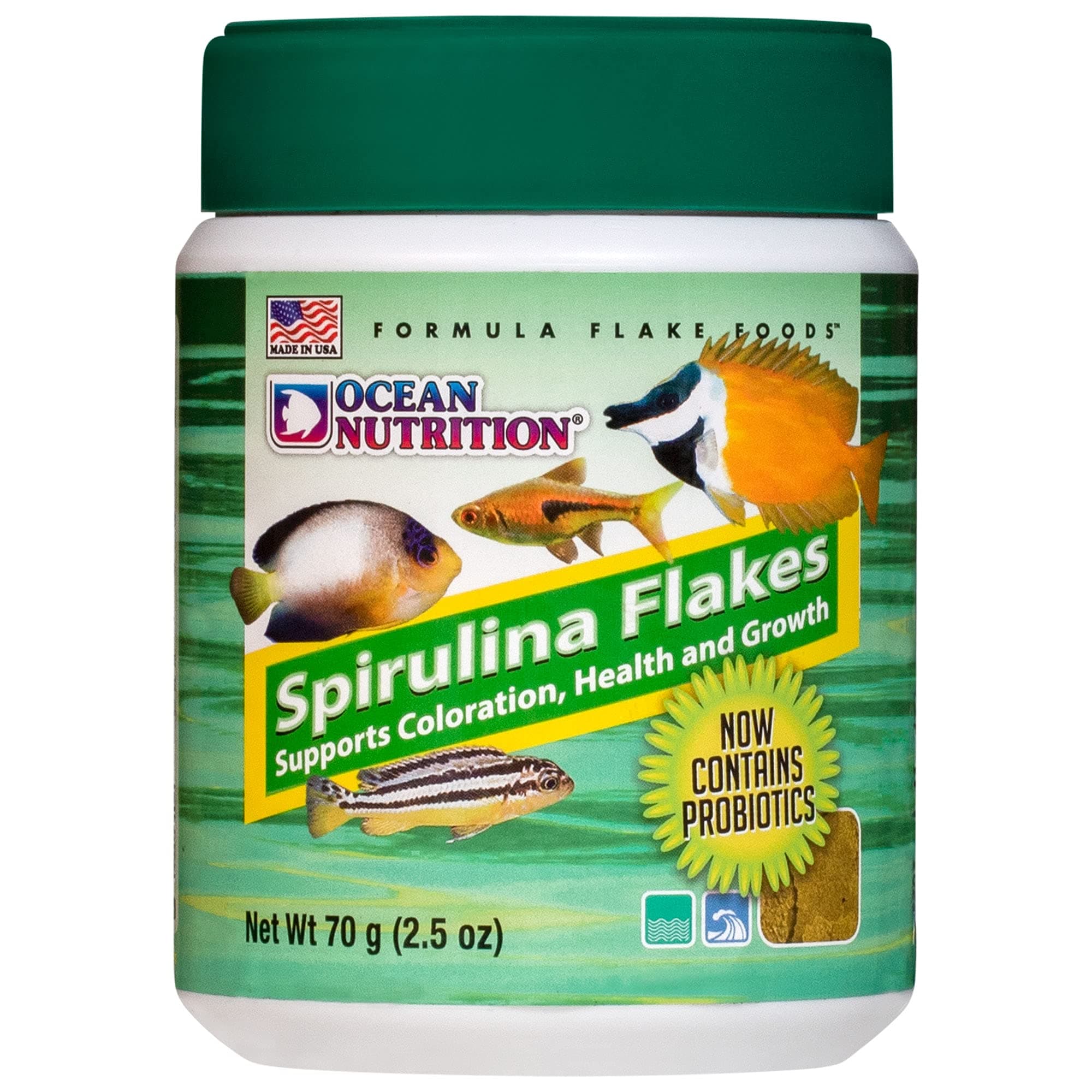 OCEAN NUTRITION Spirulina Flake 2.5Oz