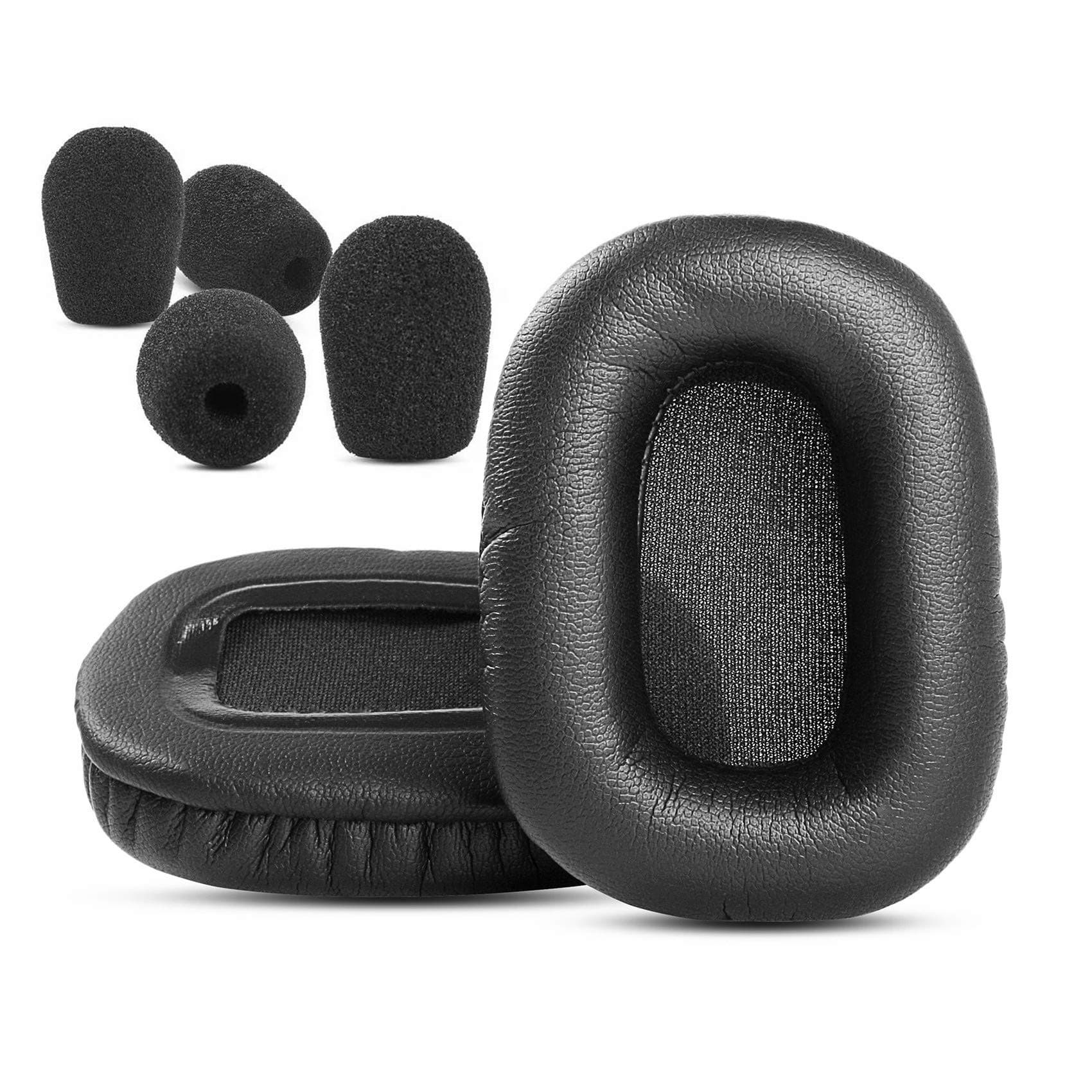 Ear Pads Replacement B450-XT Microphone Foam Compatible with VXI Blueparrott B450-XT B450XT Bluetooth Headset Mod Kit Ear Cushions Cups (Ear Pads + Microphone Foam)