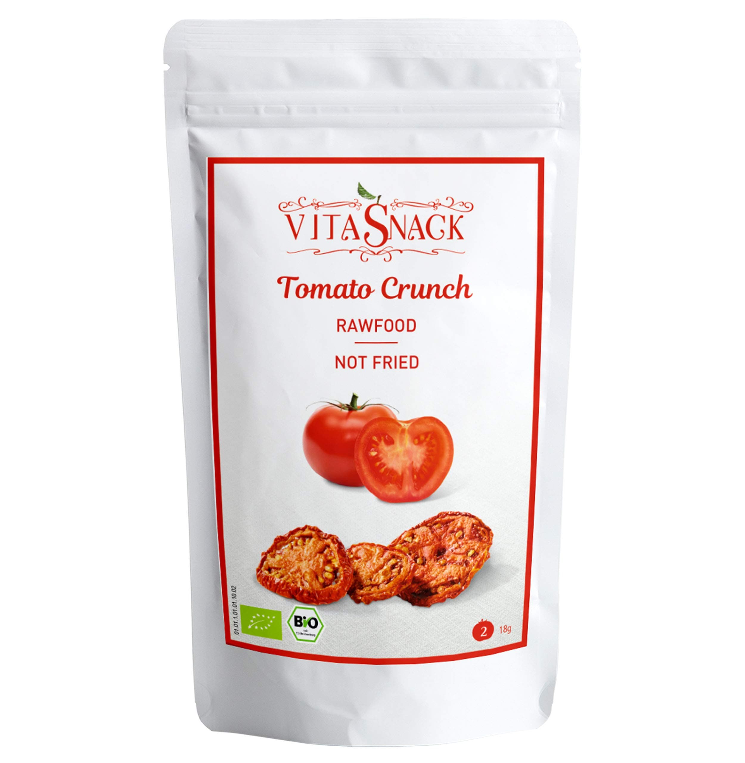 100% Organic Raw Tomato Crunch