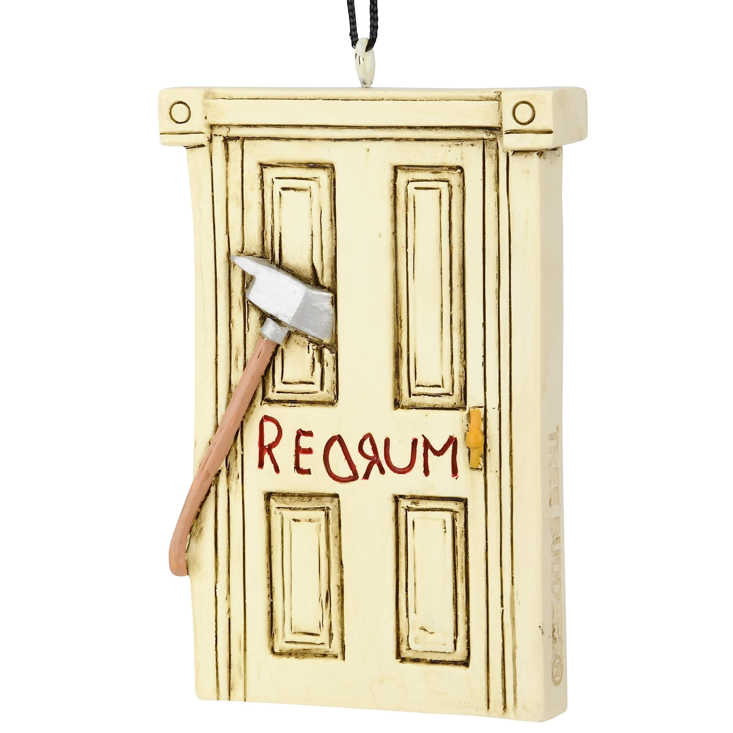 Tree Buddees Creepy Door with an Axe Through it Halloween/Christmas Ornaments