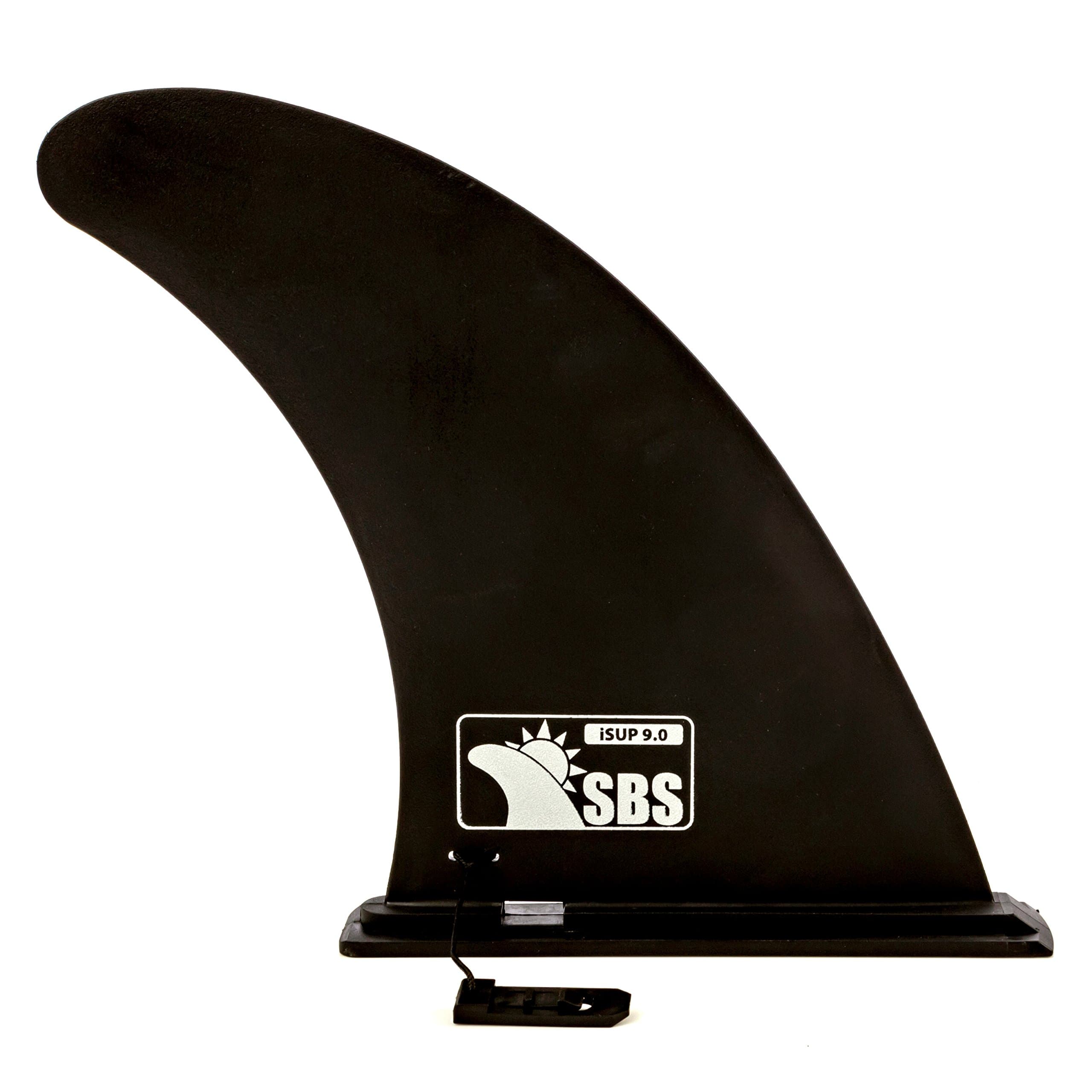 SBS 9" iSUP Fin - Quick Release Slide in Fin for Inflatable Paddleboard (Aqua Marina, Vilano, etc)