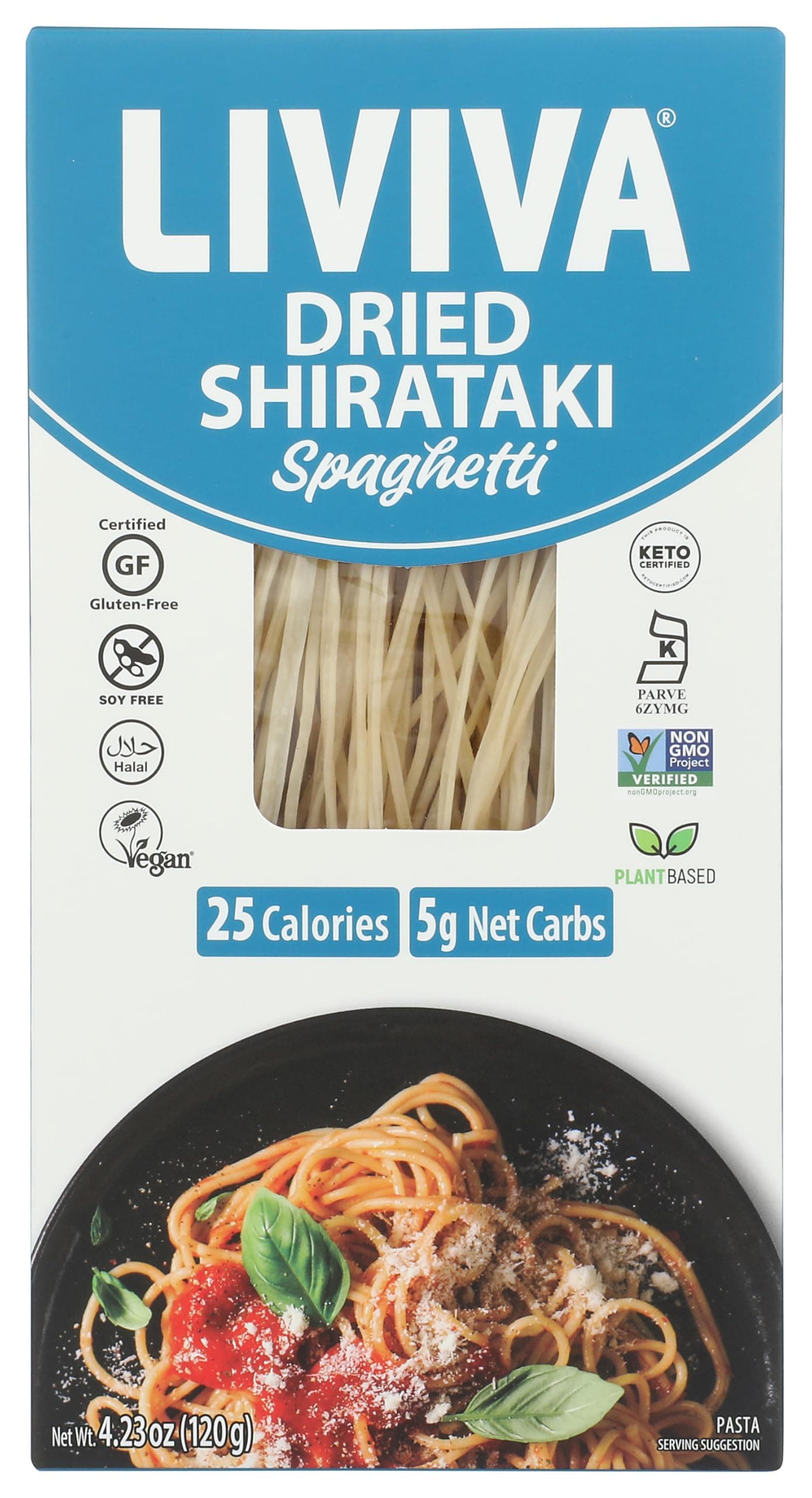 Liviva Shirataki Spaghetti, 120 GR
