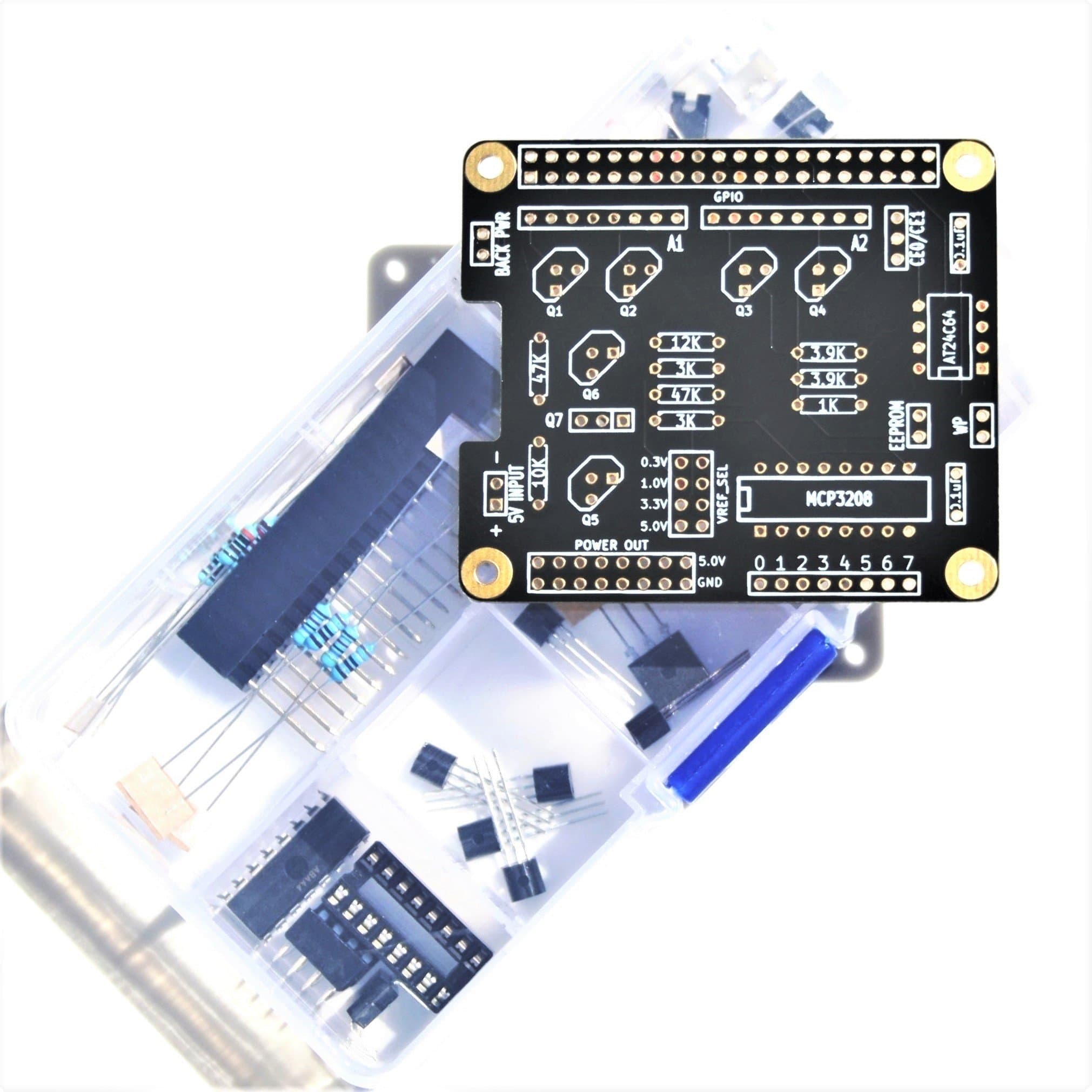 Raspberry Pi HAT - 8 Channel ADC - MCP3208 - SPI - Kit Edition