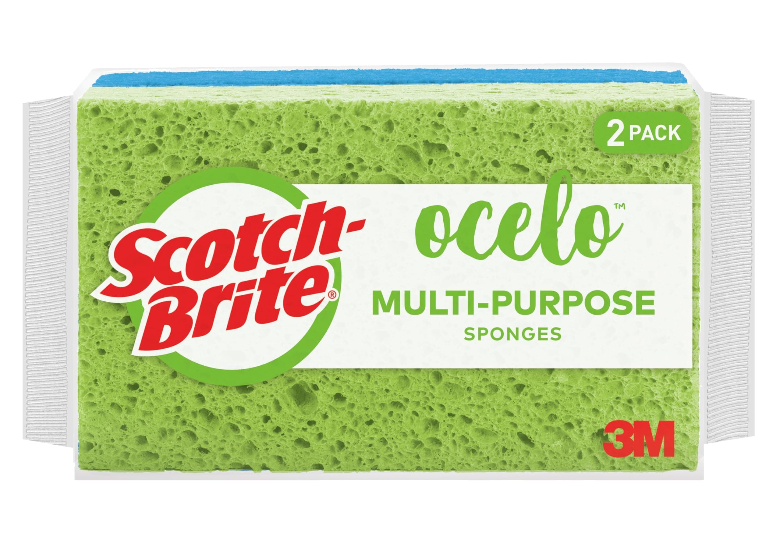 ocelo Utility Sponge, (2 Sponges Total)