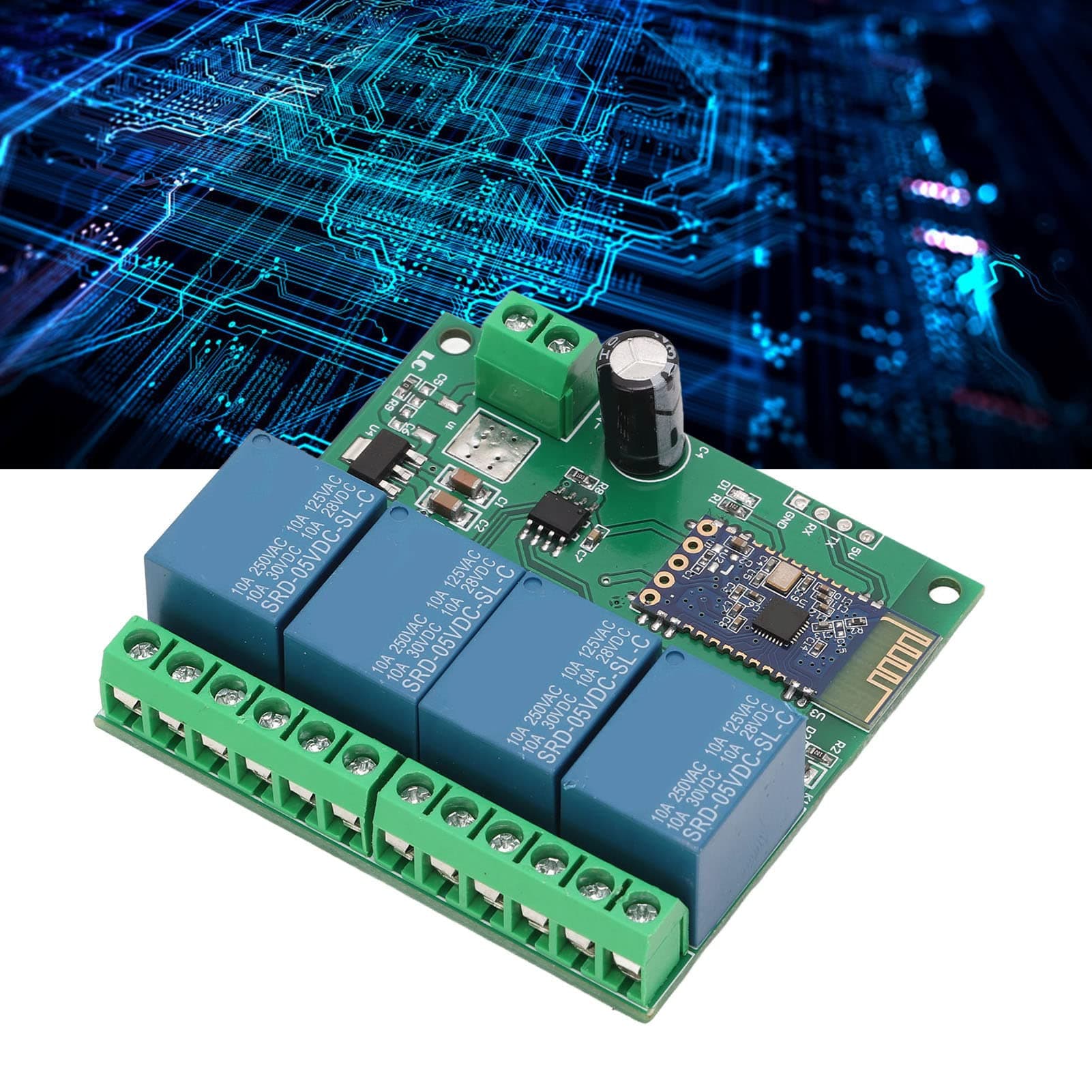 Ubersweet® Relay Board, SPP Support Low Power Consumption Anti Interference PCB Relay Module for Electronic Components DC5V |