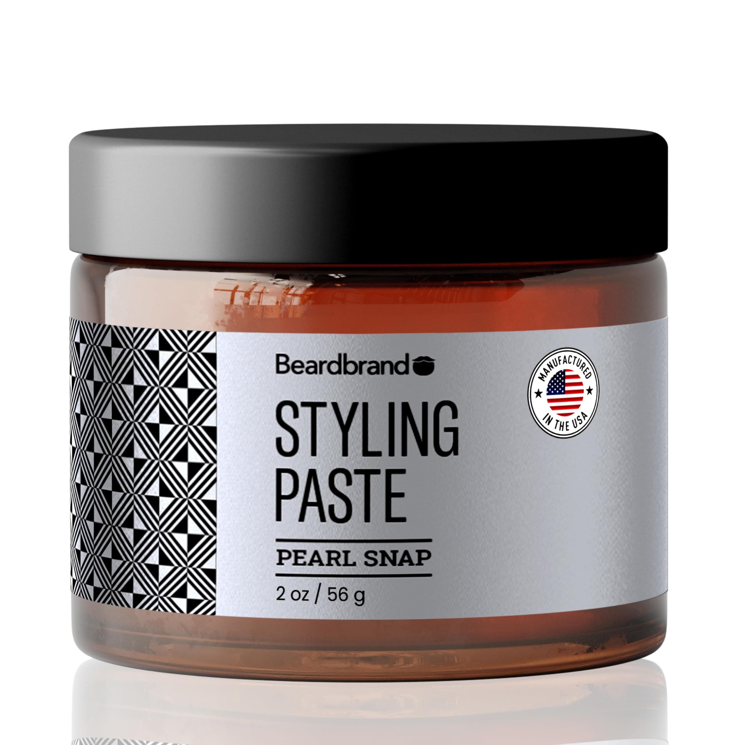Beard Styling Paste - Medium Hold and Natural Look Hair Paste for Men - Versatile Hair Styling Cream - Teakwood, Rosemary, & Citrus Scent- 56 grams