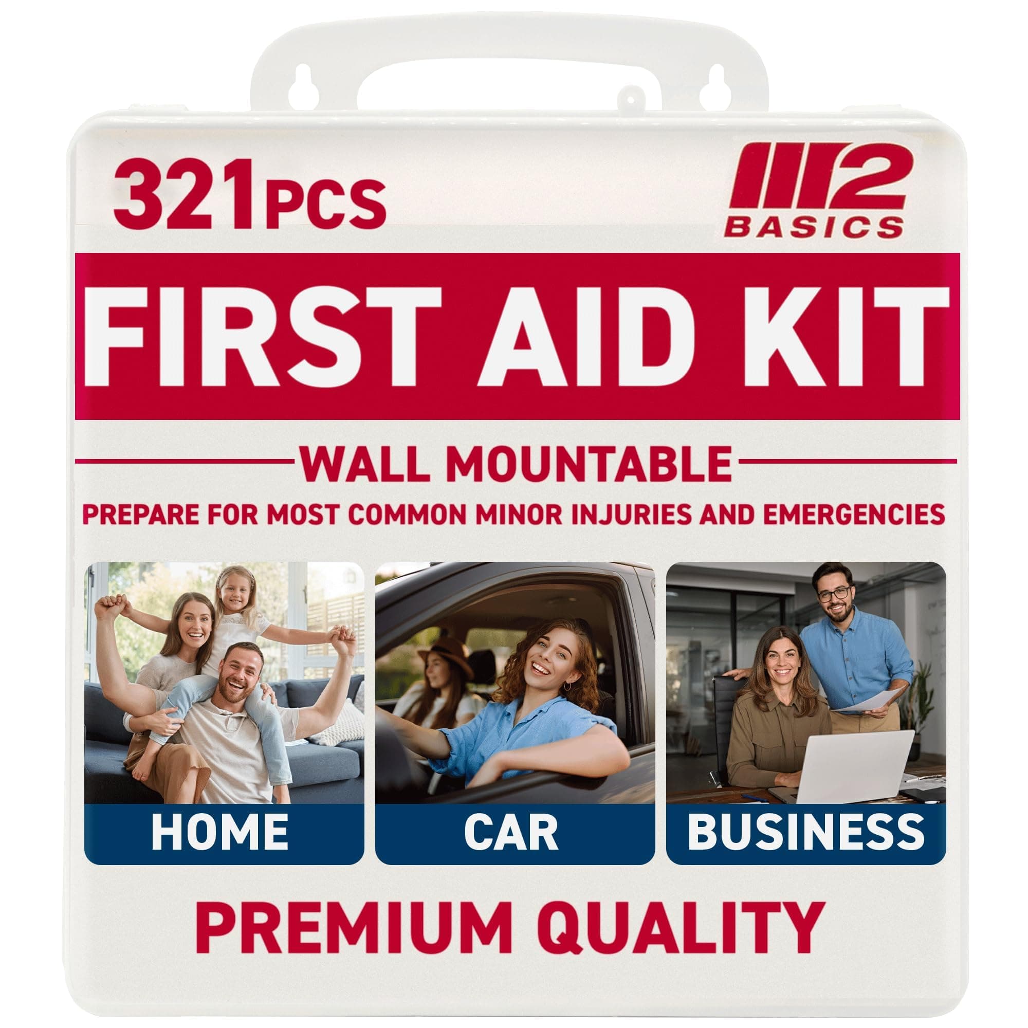 321 Piece Mountable First Aid Kit