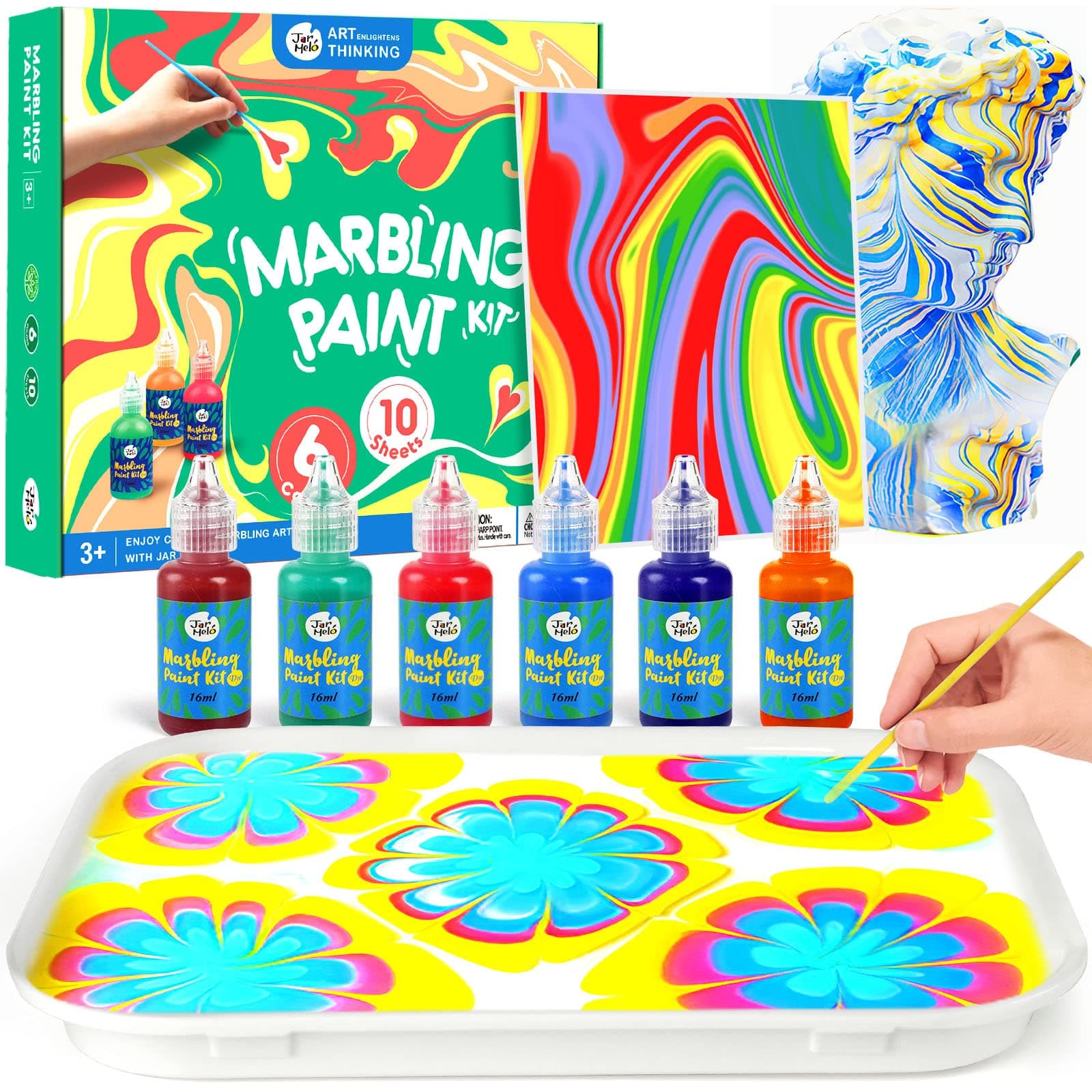 Marbling Paint Kit - 6 Colors