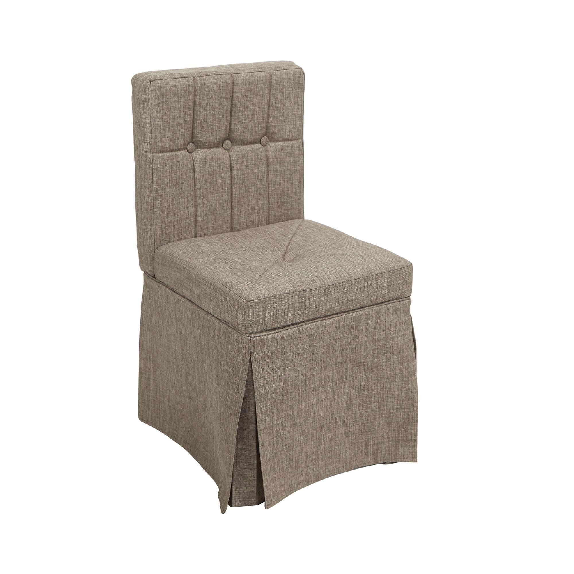 Silverwood Vanity Chair, Black