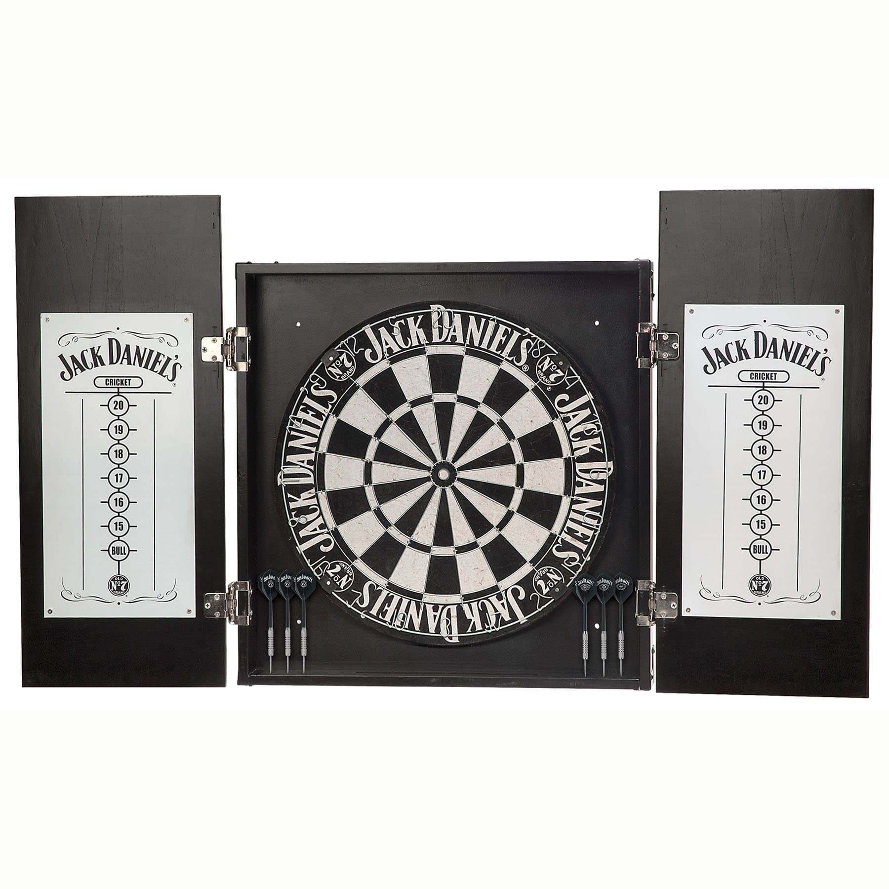 Jack Daniel's Dartboard Cabinet Set
