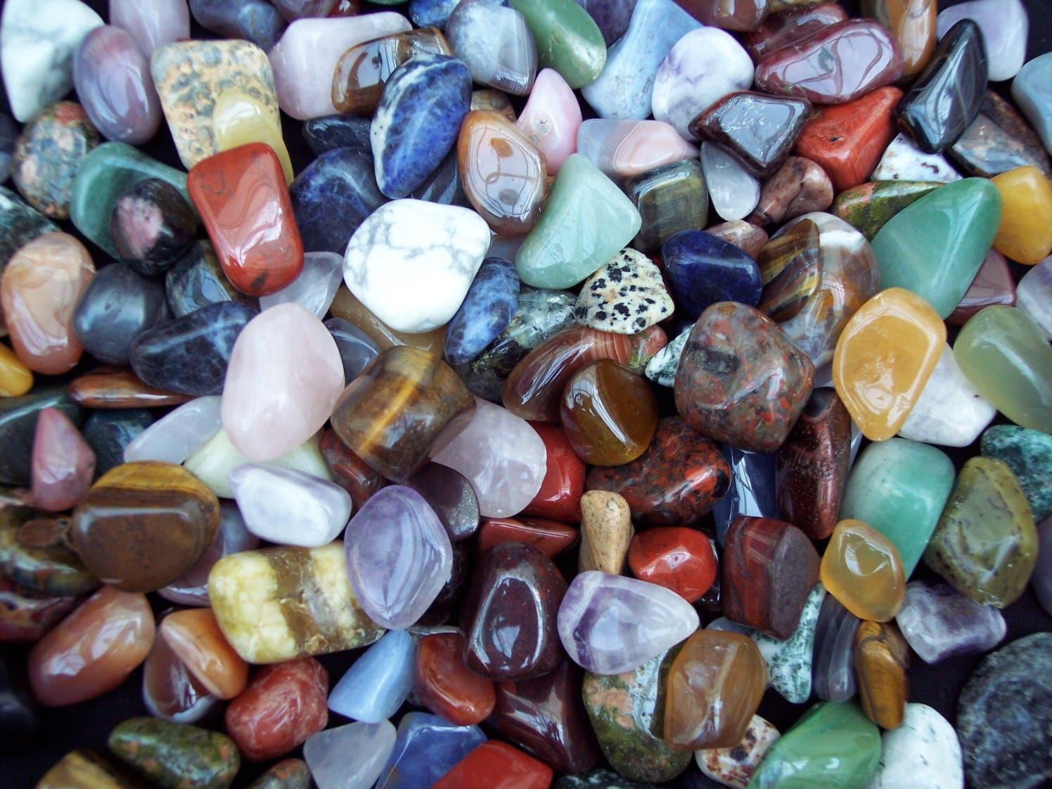 African Mixed Gem Stone