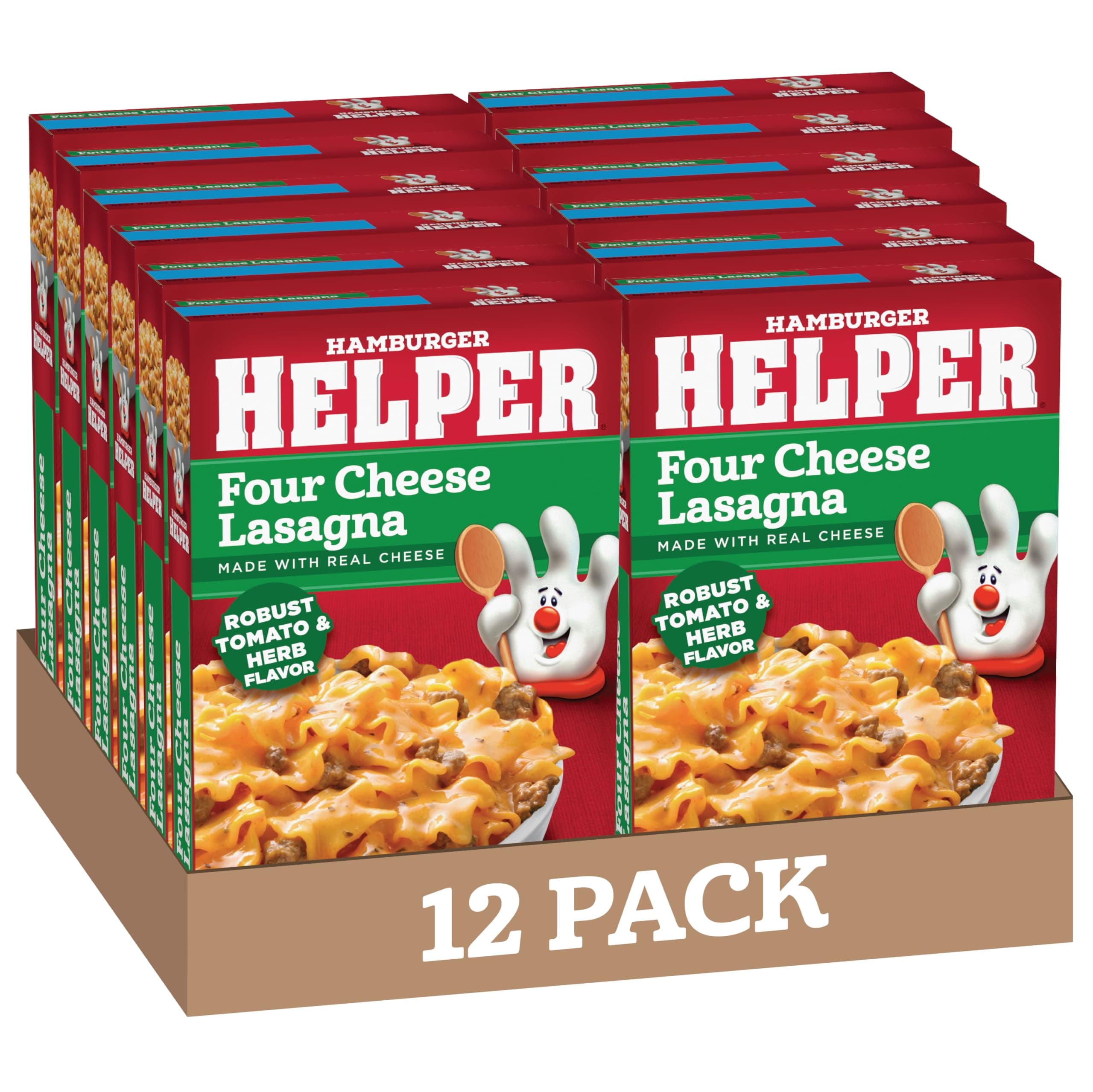 Four Cheese Lasagna, 5.5 Ounces, 12 per Case.