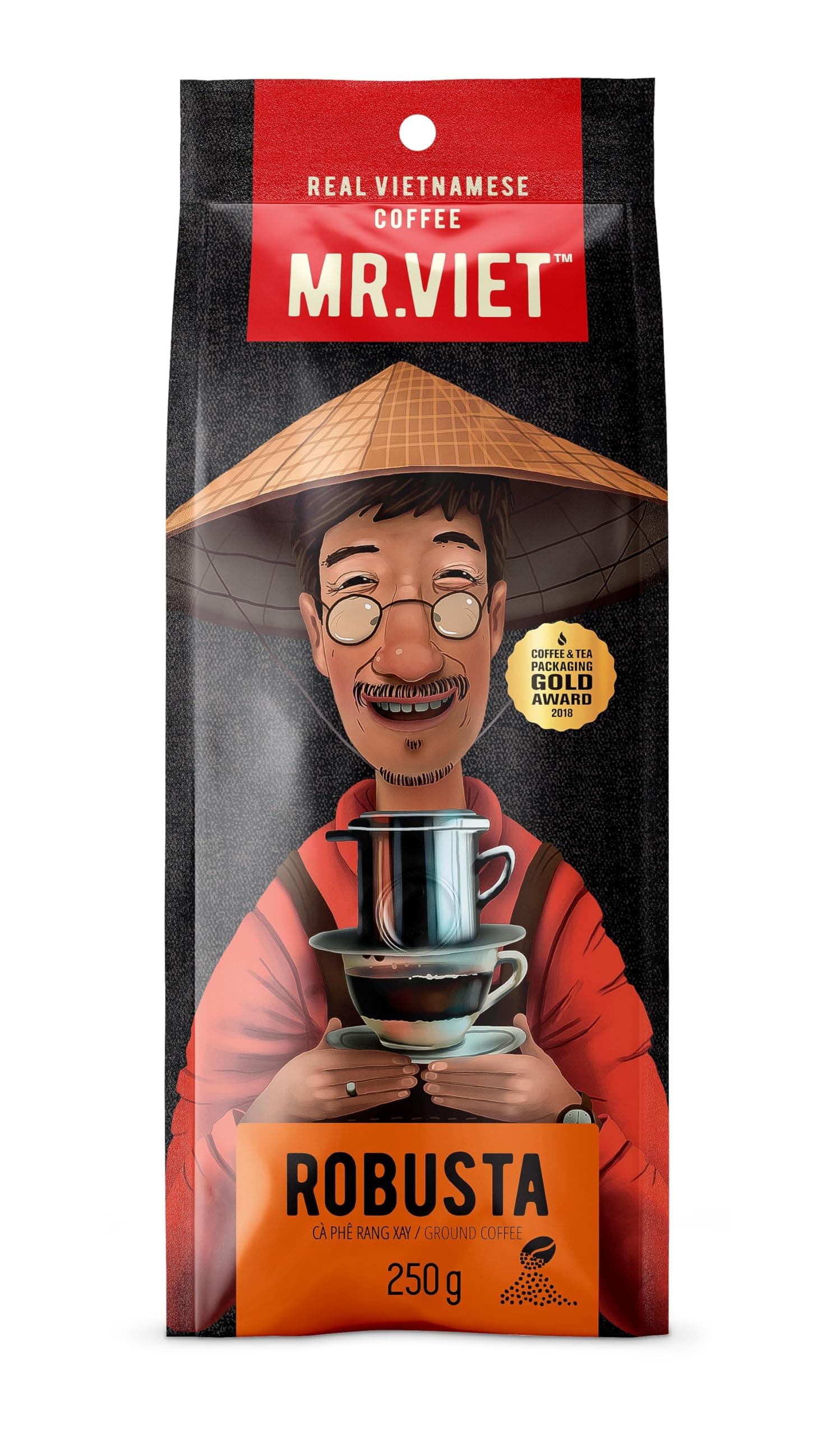 Mr. Viet Robusta Ground Coffee, 250 g