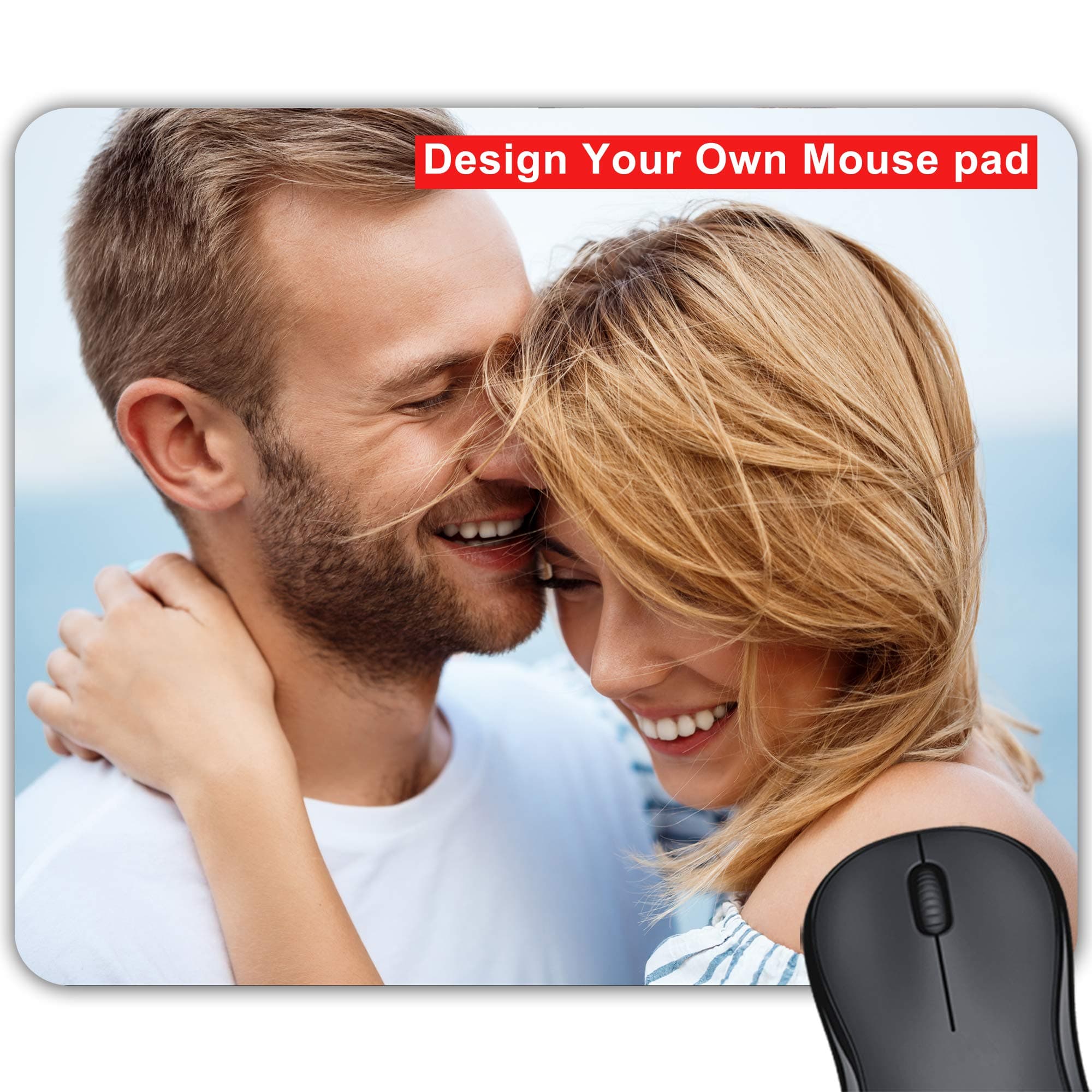 Cus2mize Personalized Mouse Pad with Picture, Photo, Text, Customized Mousepad, Gaming Mousepad, Personalised Mouse pad, personalized mouse mat, gaming mouse mat, mouse mat, 0792679604077