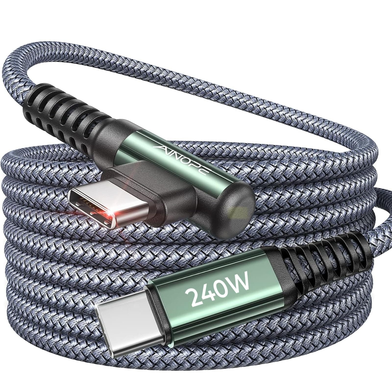 AINOPE 100W USB C to USB C Cable 10ft, USB C Cable Fast Charger , Type C Cable Usb C Charger Fits Samsung charger type c，MacBook Air/Pro, iPad Pro 12.9/11/Air/Mini, Samsung Galaxy S22/21/20/Note20