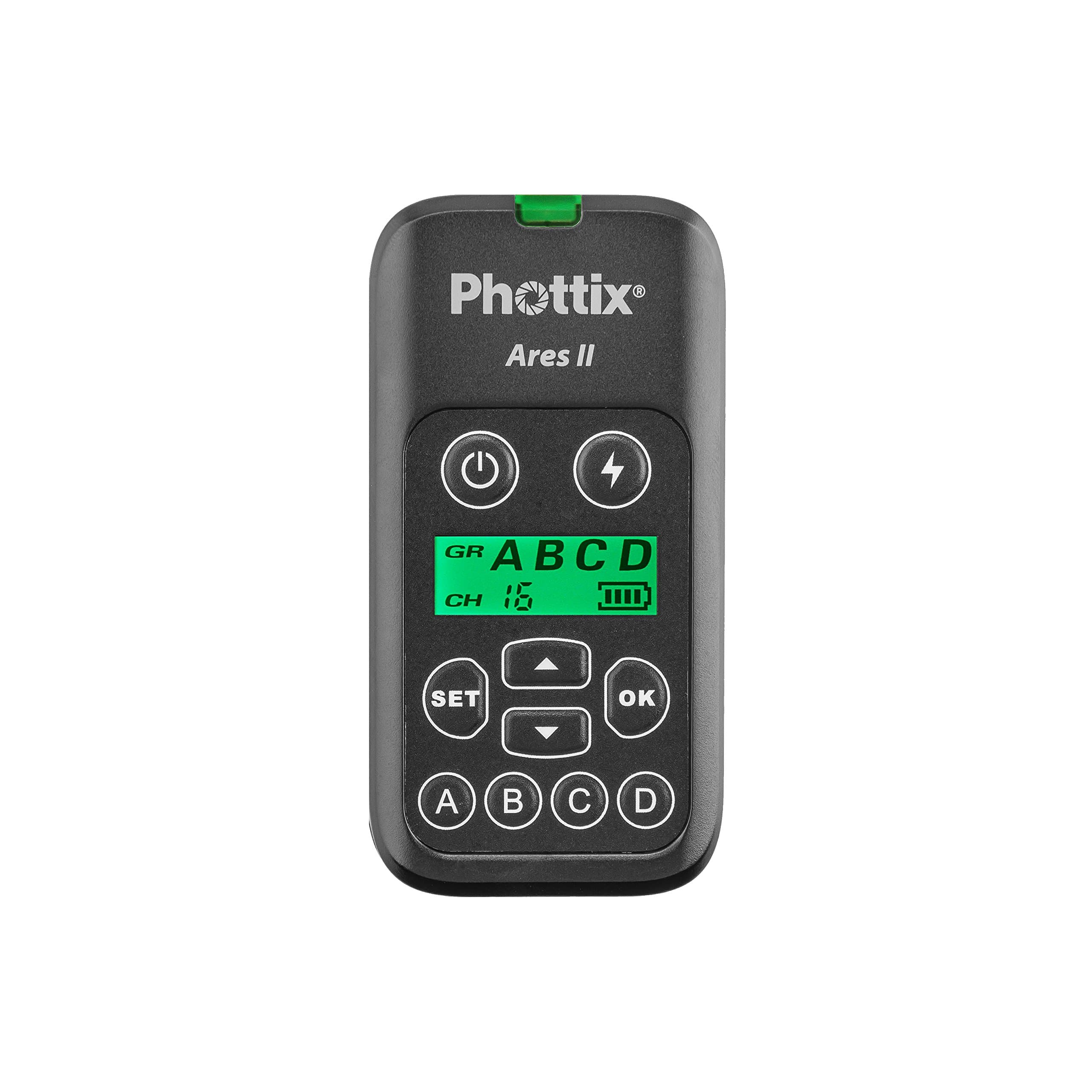 Phottix Ares II Wiresless Flash Trigger Transmitter, Black (PH89552)