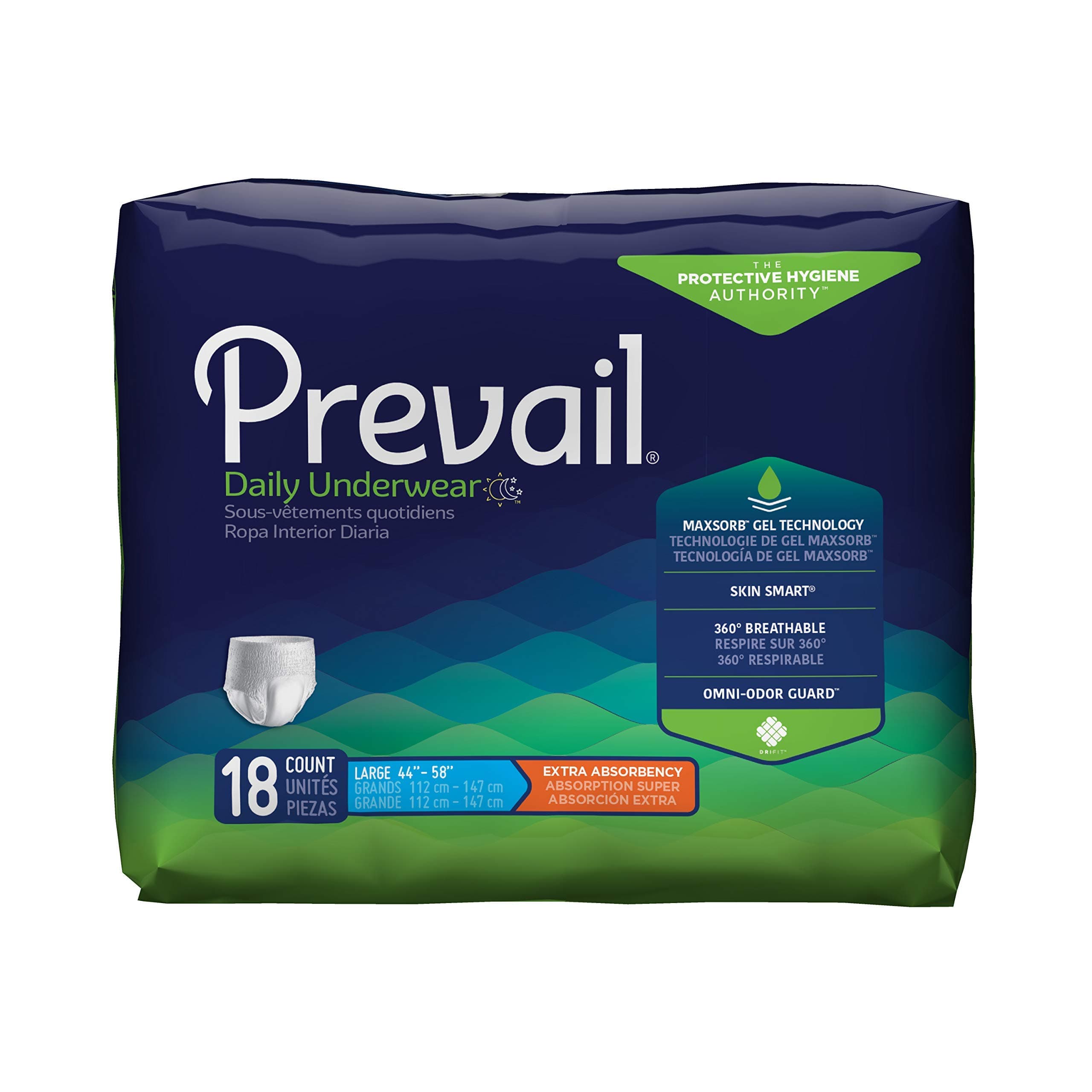 Proven | Large Pull-Up | Unisex Incontinence Protective Underwear | Extra Absorbency | 72 Count