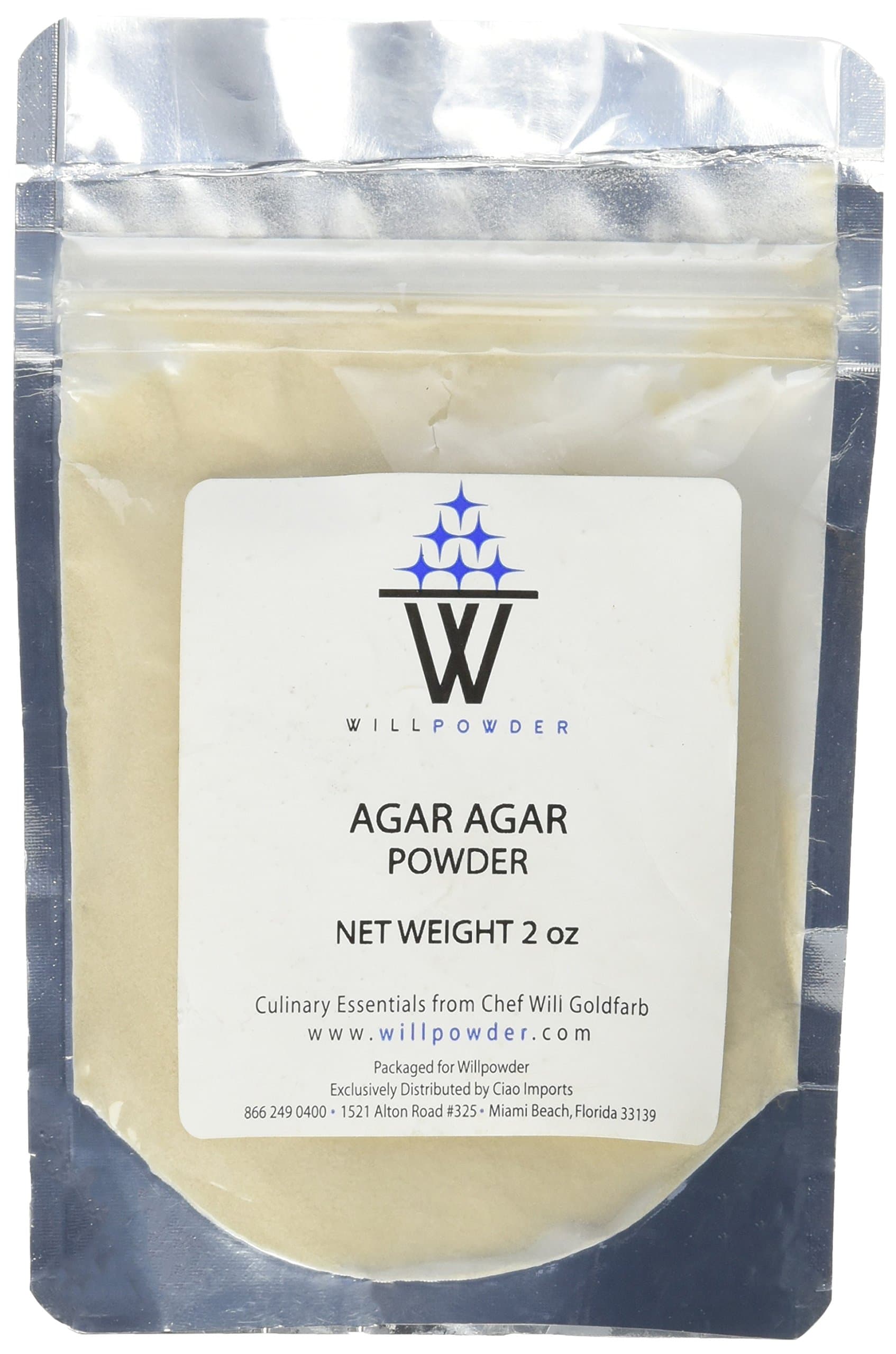 WillPowder, Powdered Agar Agar, 2oz