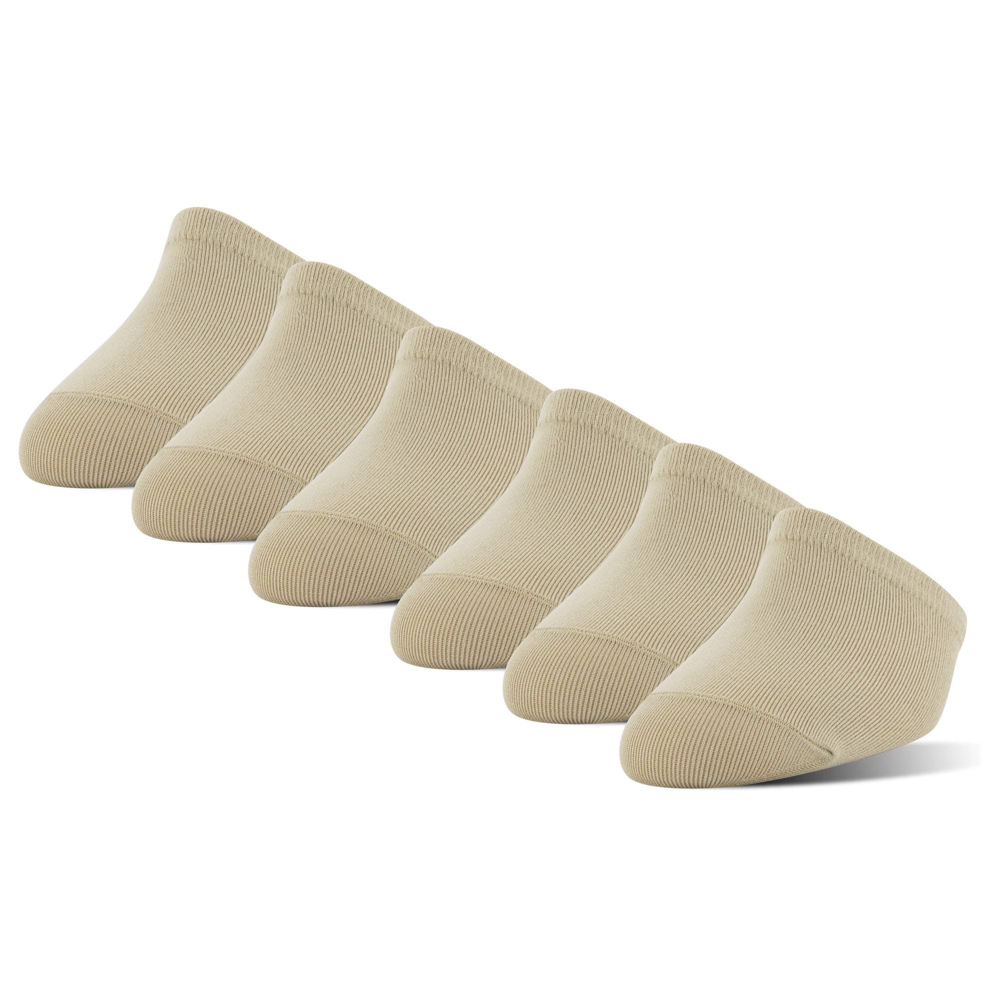 Women's Mule Toe Capper No Show Socks (6-Pack)