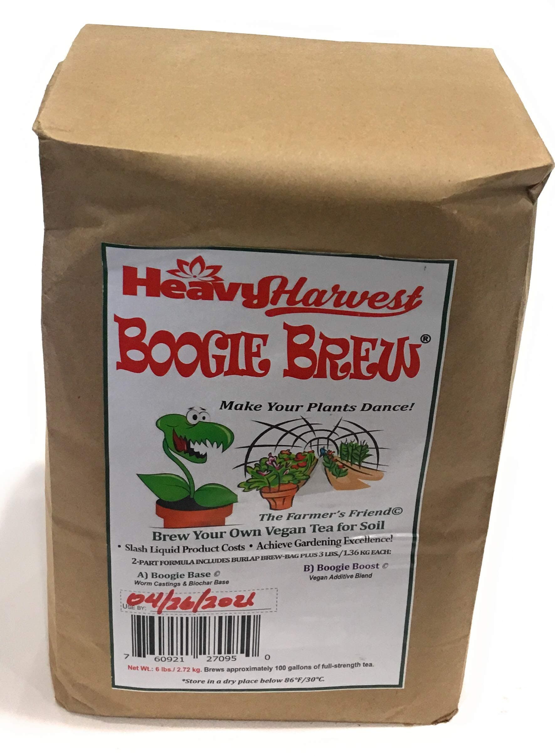 Compost Tea 2 Part Formula 6 Pounds - Makes 100 Gallons. The Organic Compost Tea Fertilizer That Combines 18 Powerful Ingredients into “The World’s Greatest Compost Tea”.