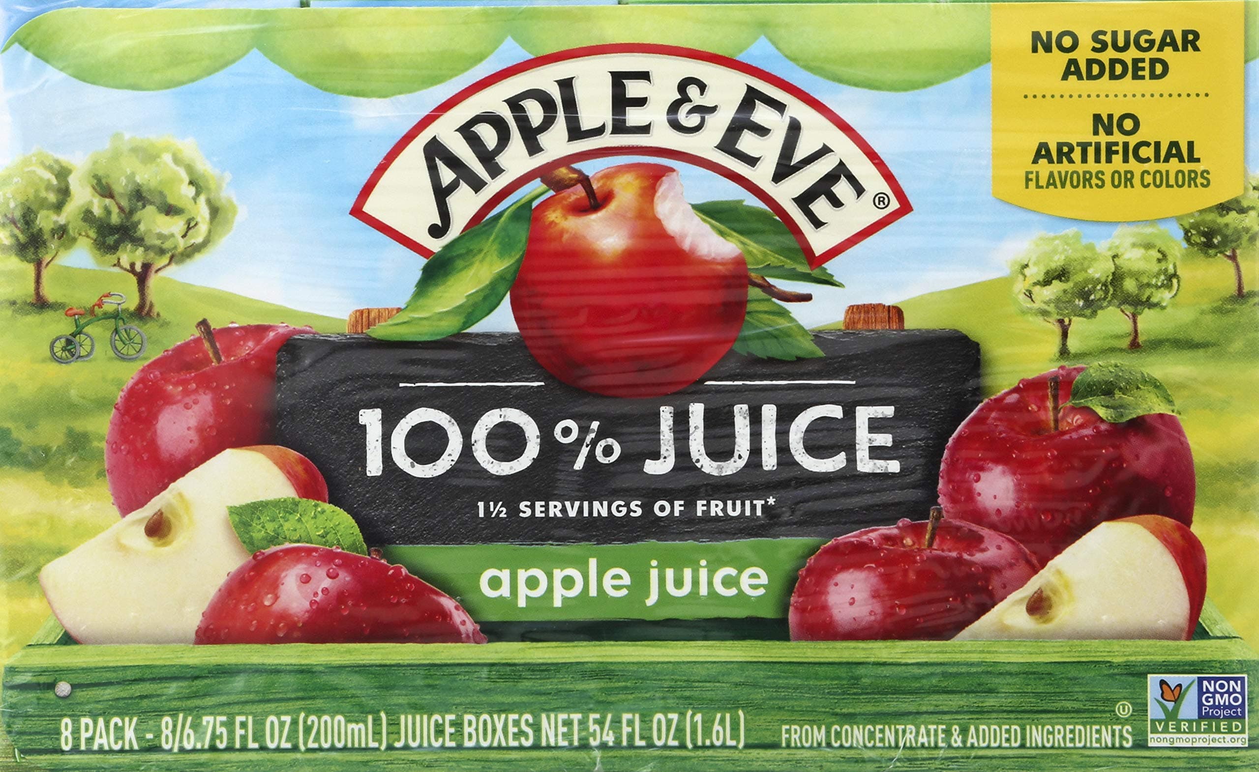 Apple & Eve, Apple Juice, 6.75 Fl Oz, 8 Pack