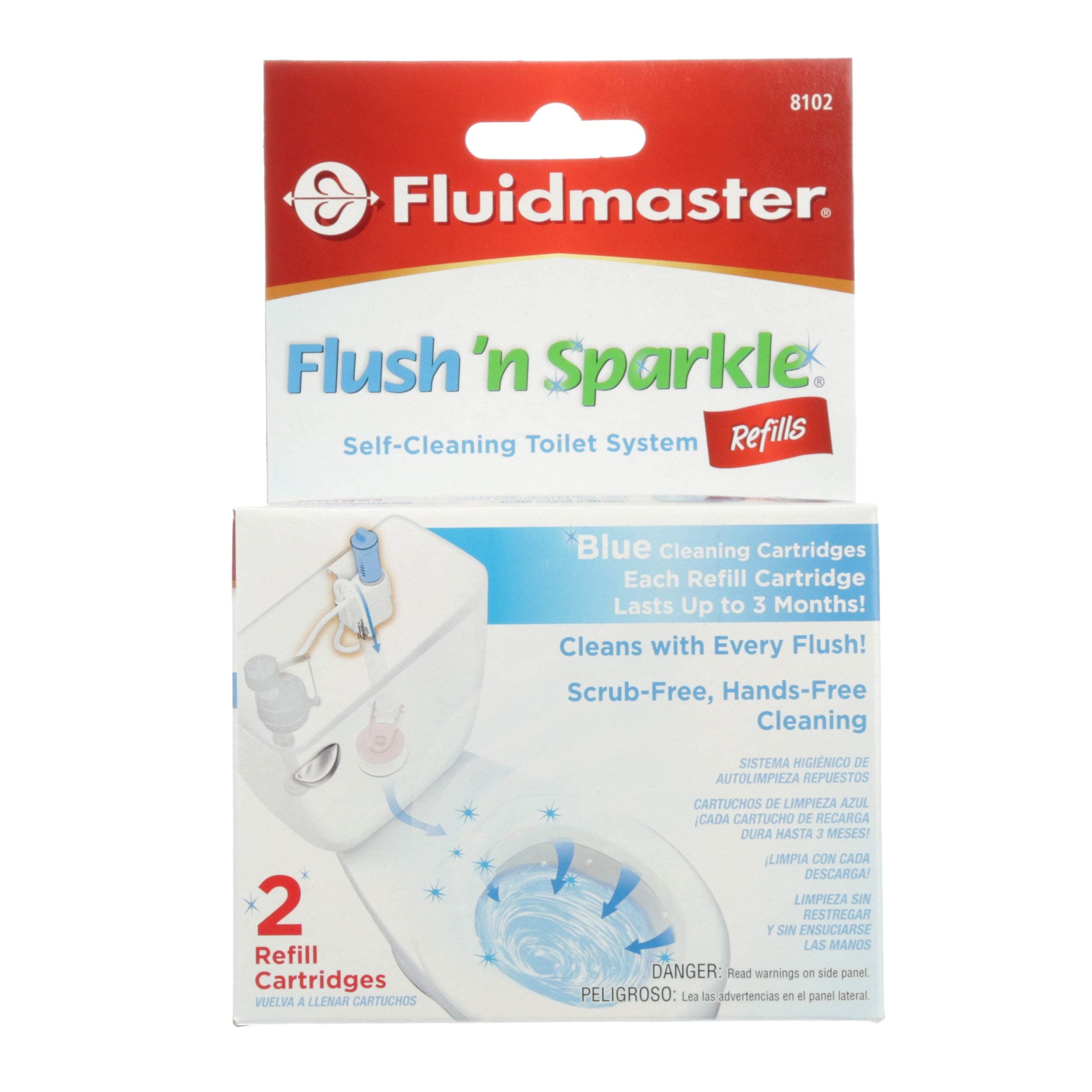 Fluidmaster 8102 Bowl Refill Cartridge - 2 Pack