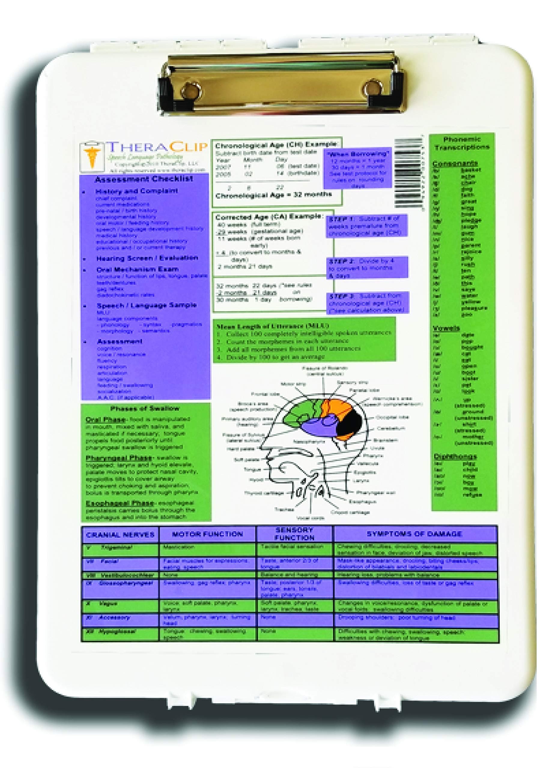 TheraClip ST Storage Clipboard