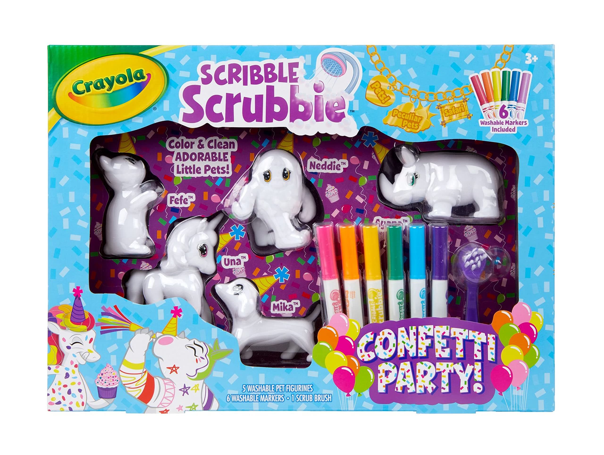 SCRBBLE SCRUBBIE CONFETTI PARTY