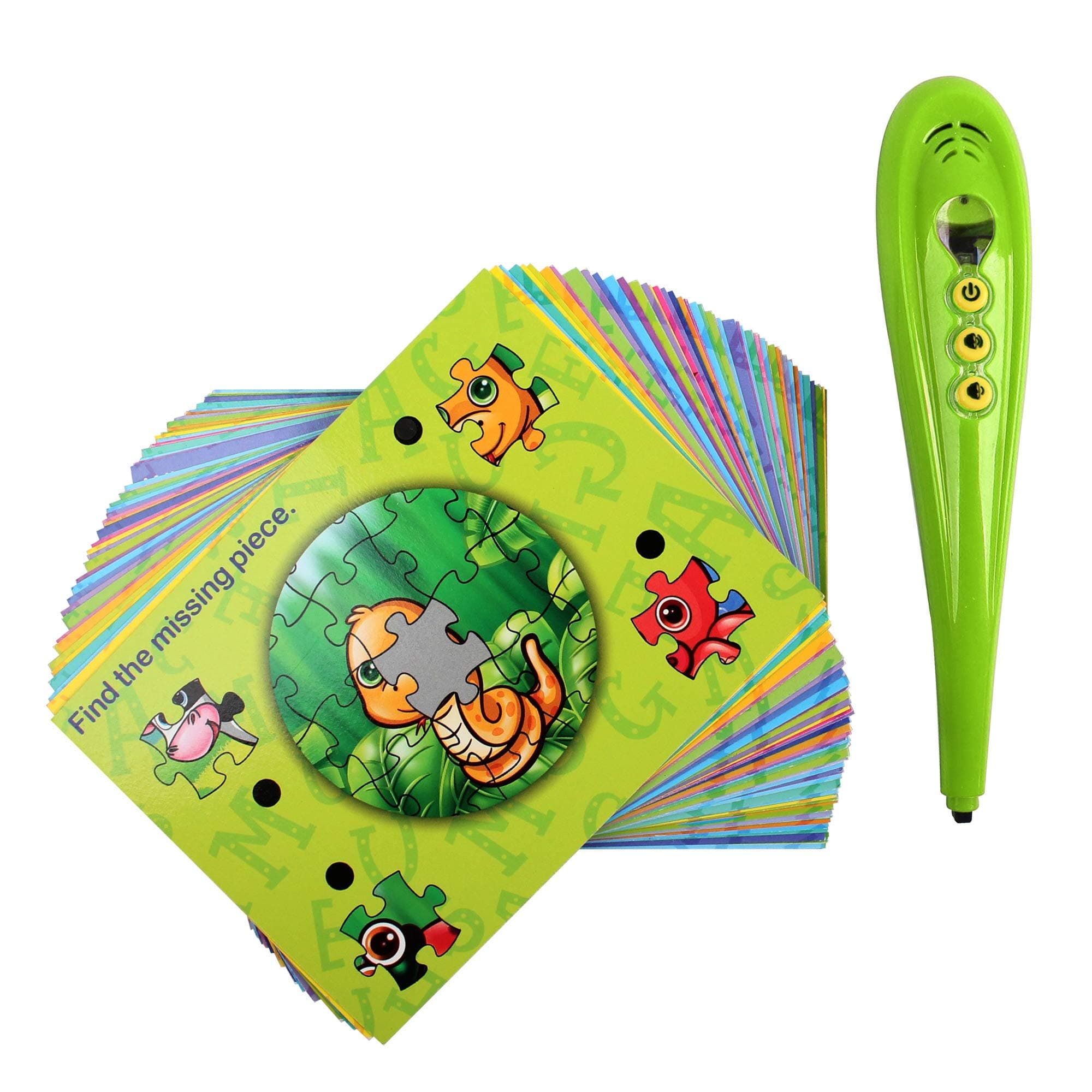 Smart Answer Pen | Educational Learning Reading Pen | Talking Pen for Kids | Alphabet Flashcards | Preschool Learning | For ages 36 Months and Older