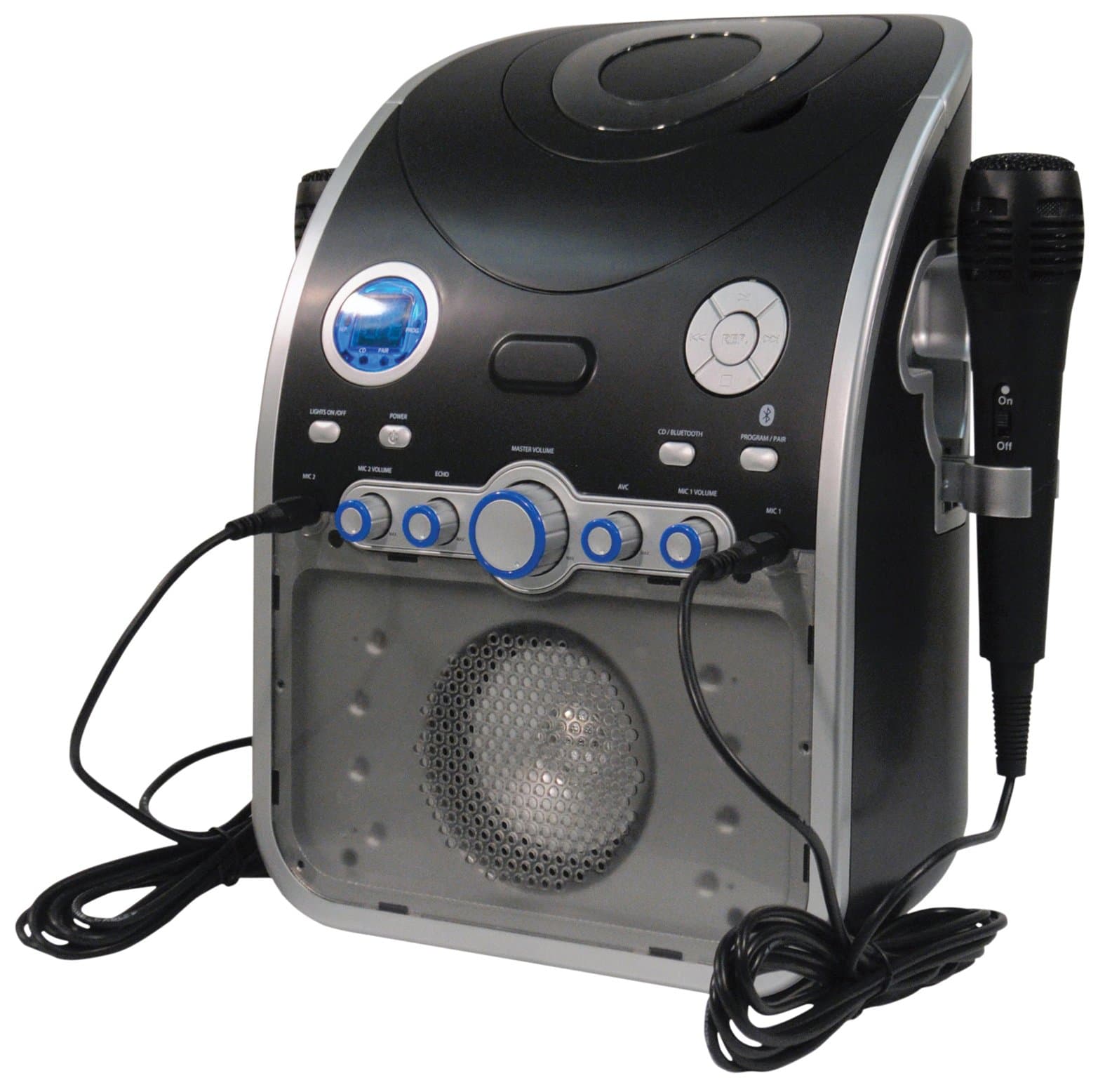 CDG Karaoke Machine With Bluetooth & Flashing LED Lights