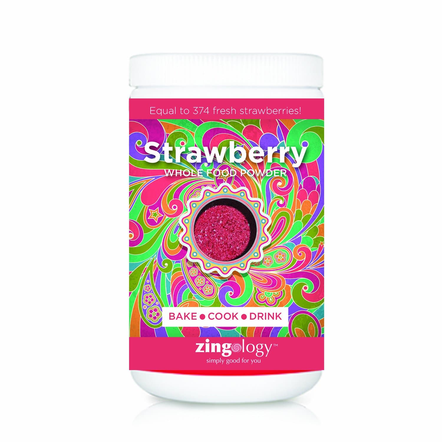 Zingology Strawberry Powder 204g