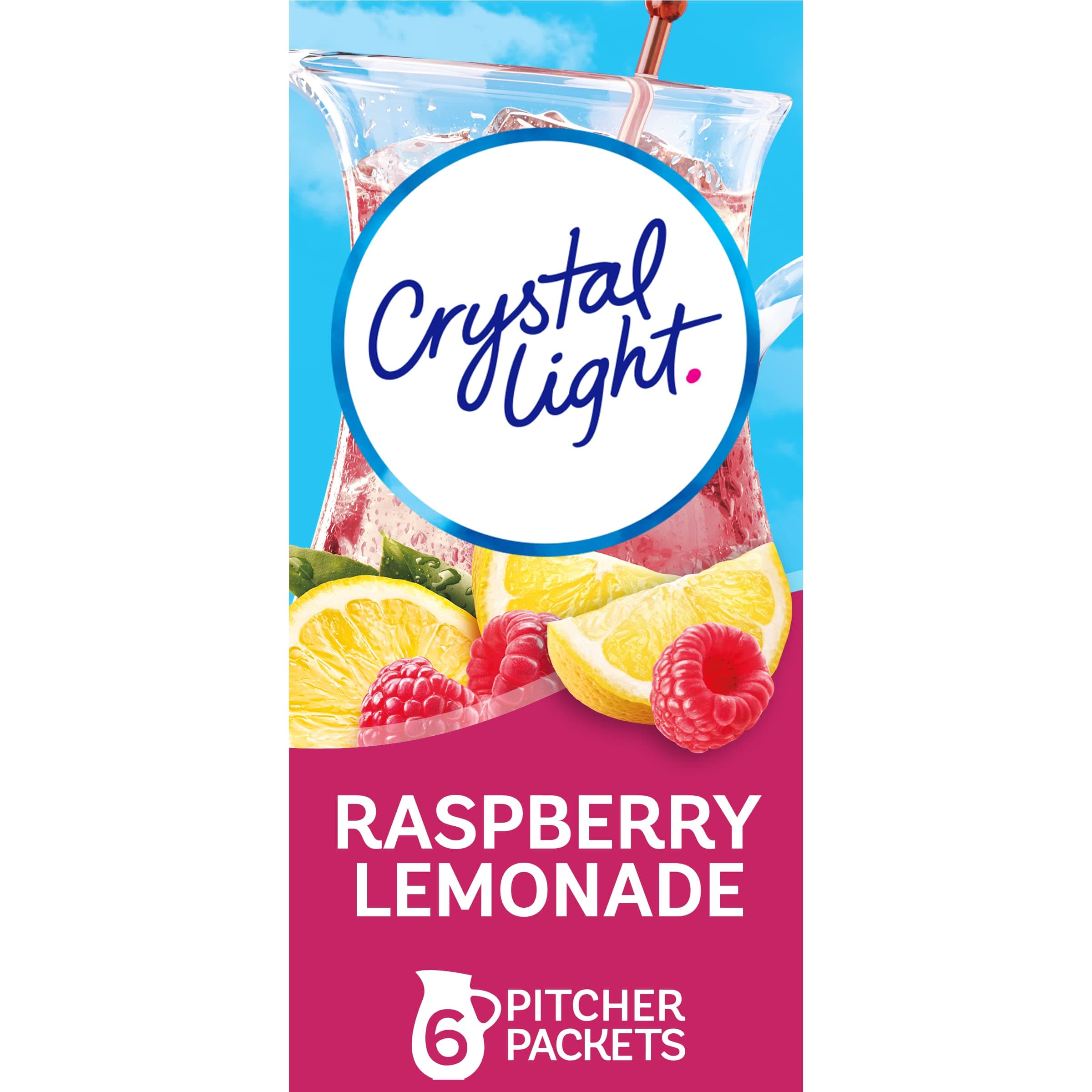 Raspberry Lemonade Drink Mix (6 Pitcher Packets)