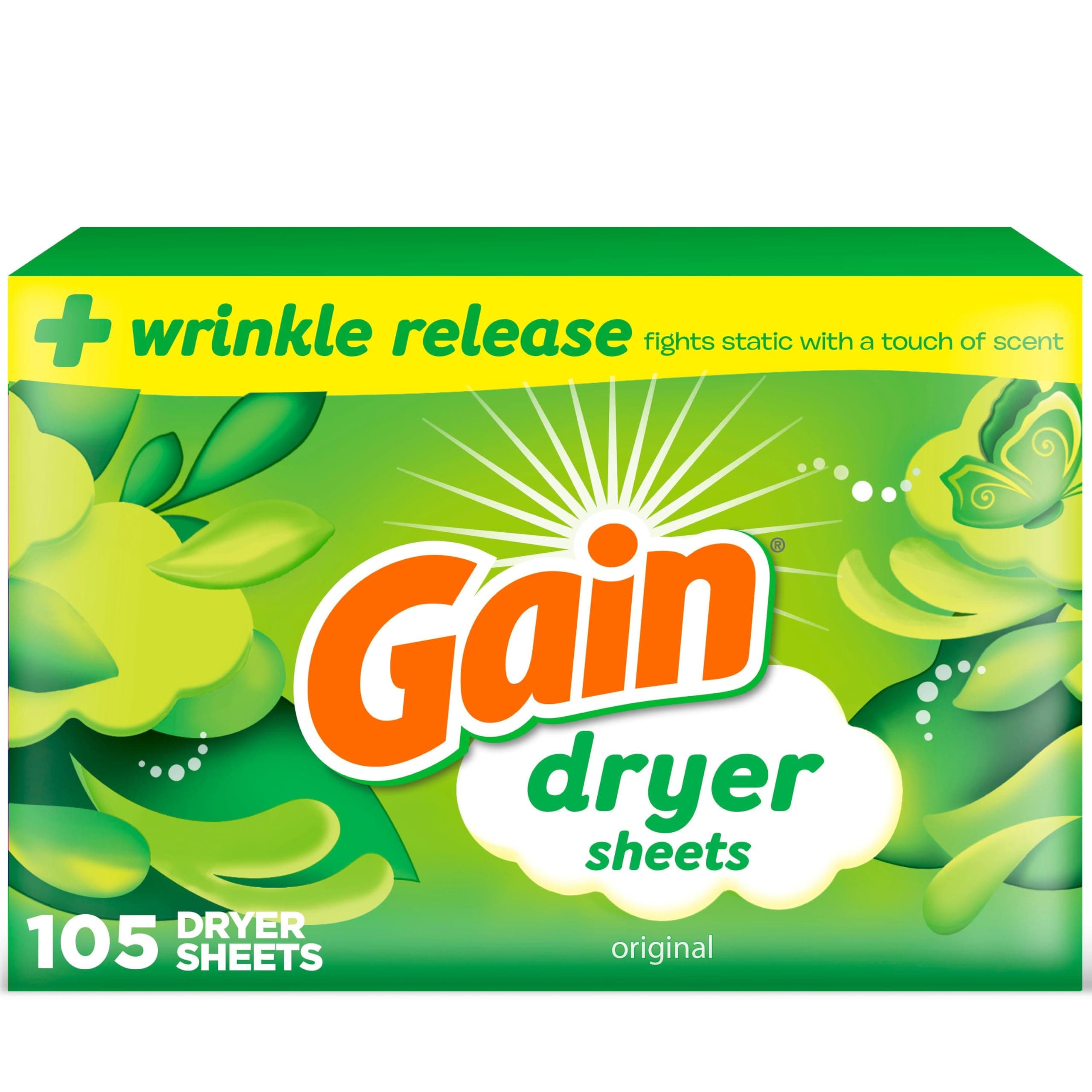 Gain Dryer Sheets Original 34 sheets