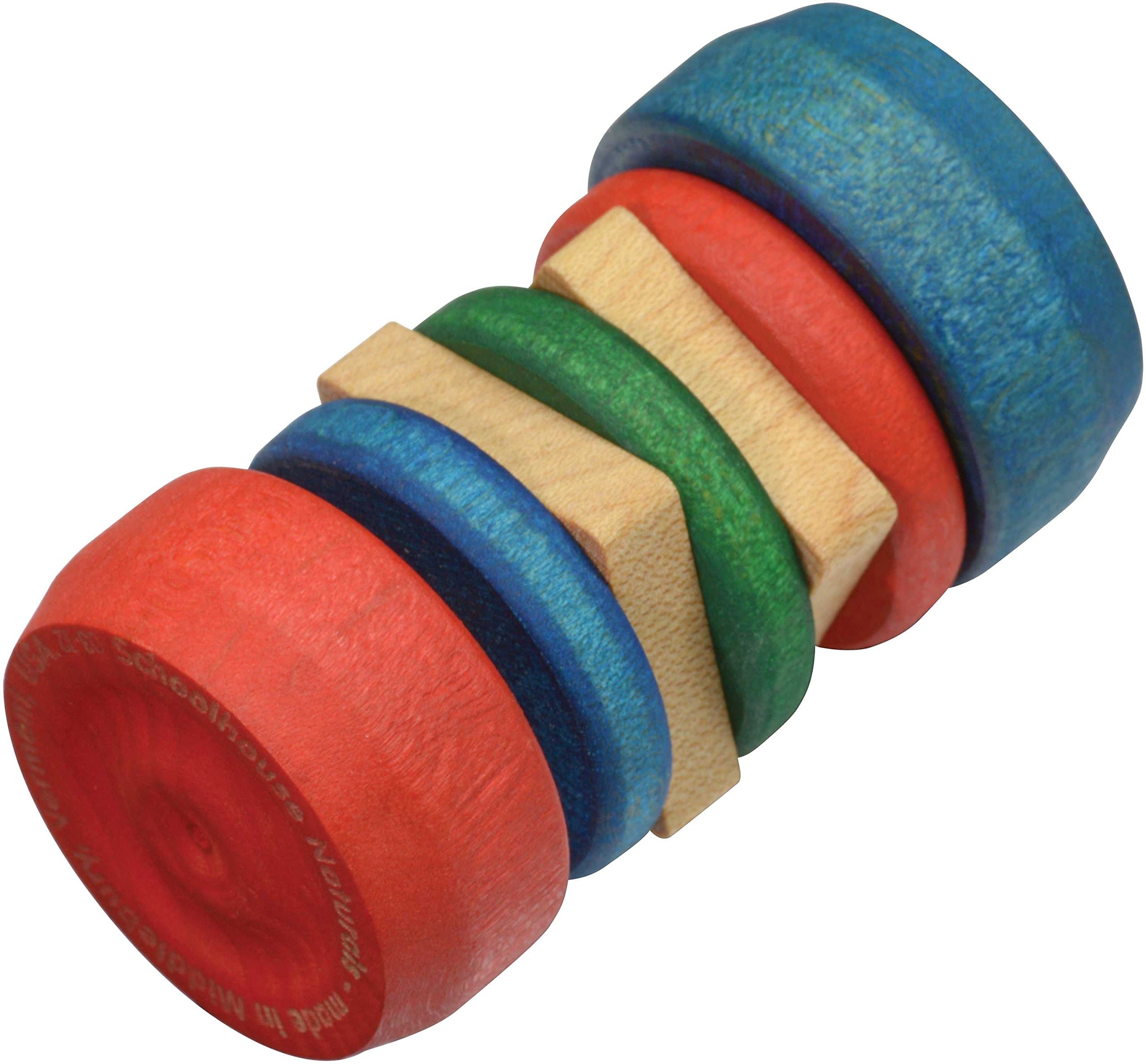 Mini Disk Rattle - Made in USA