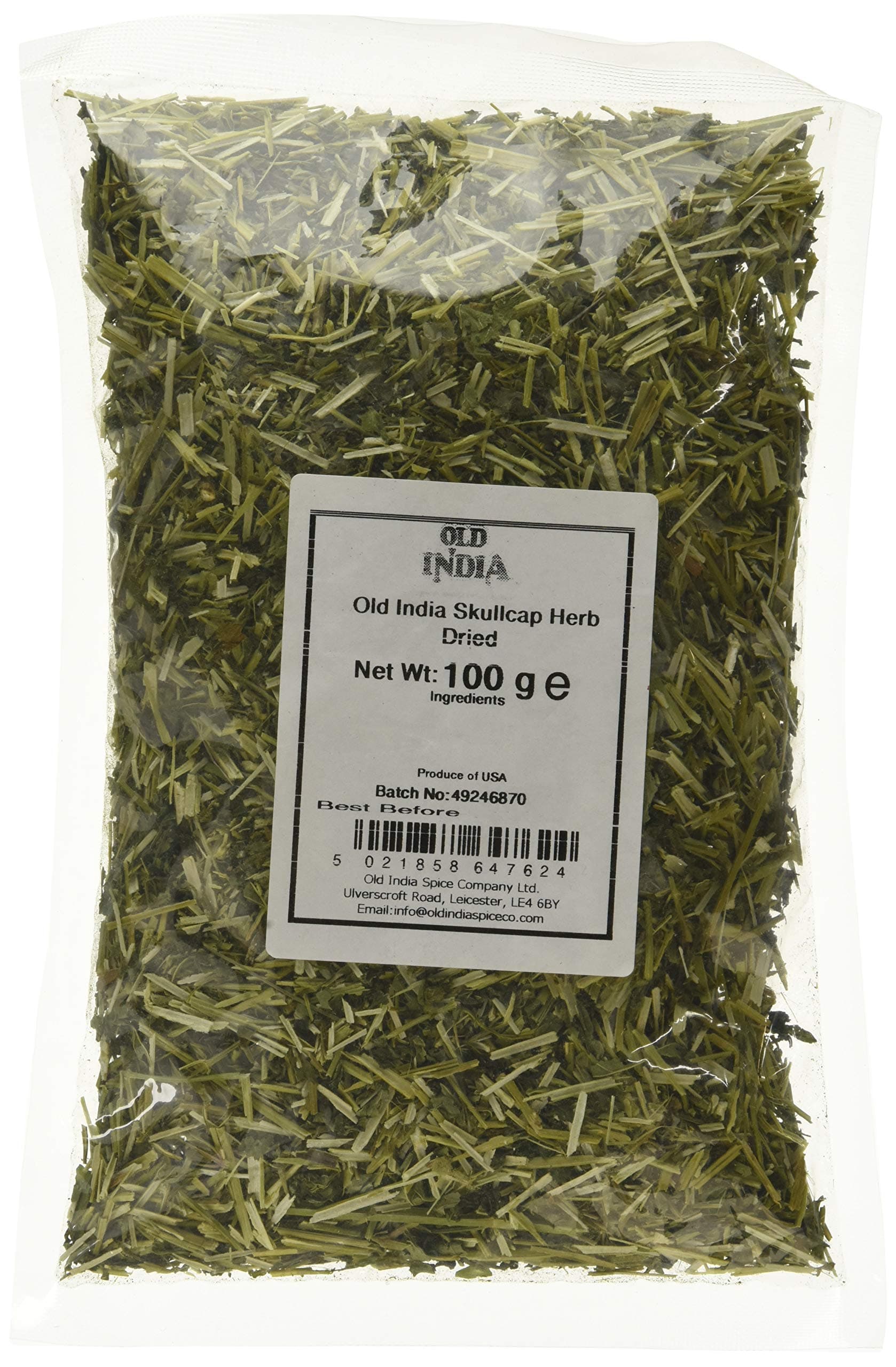 Old India Skullcap Herb Dried 100g
