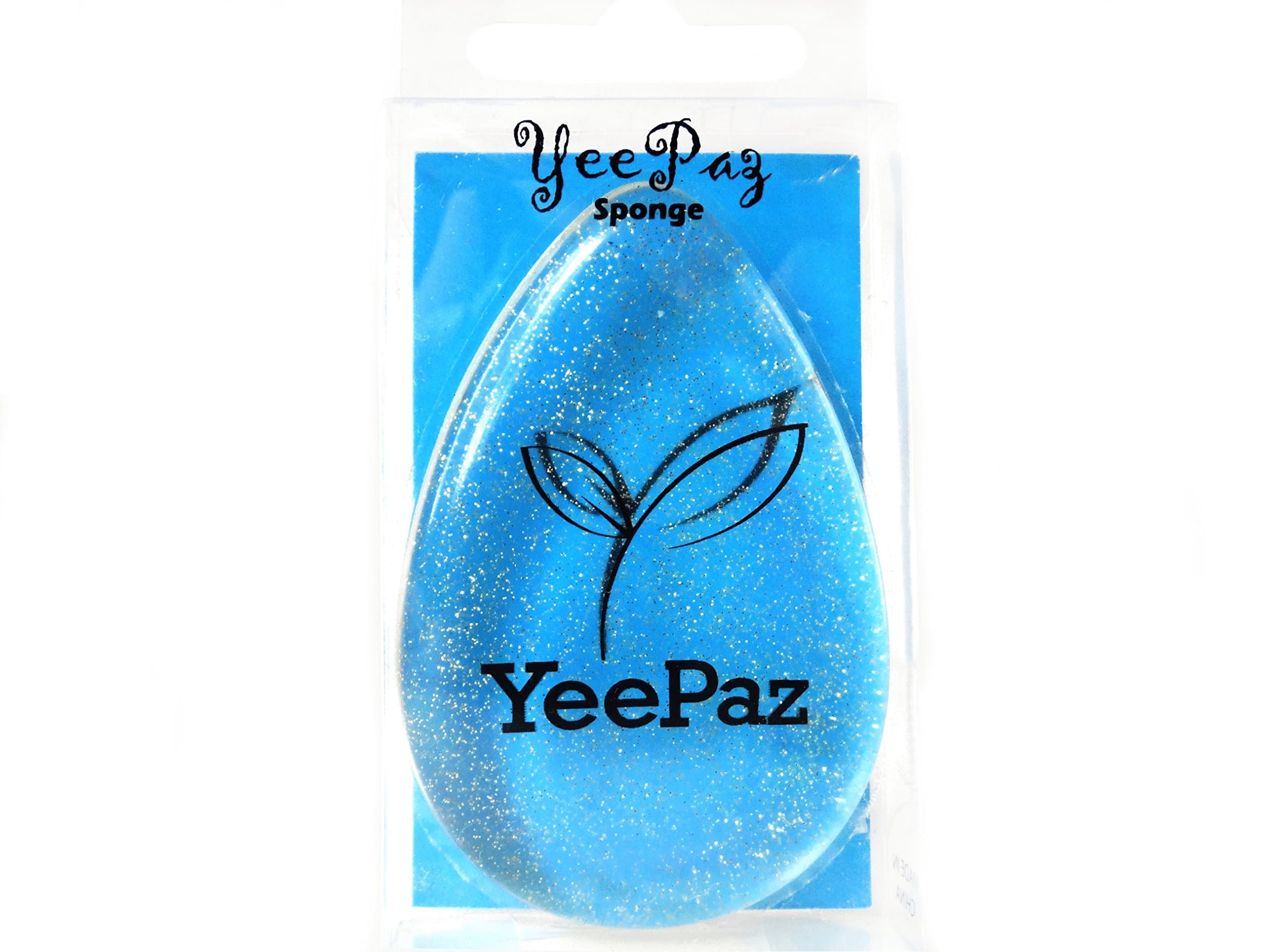 Silicone Makeup Sponge by YeePaz - Washable, Reusable, Multi-Use Makeup Applicator - Sparkling Tear Shape for Quick and Precise Application of Foundation/Blusher/Base/BB Cream/Flawless