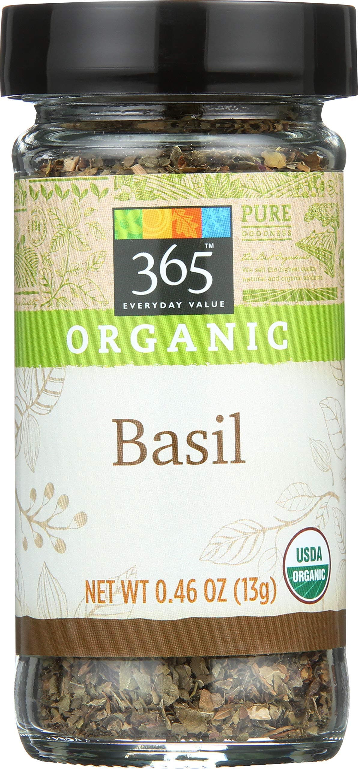365 Everyday Value, Organic Basil, 0.46 oz
