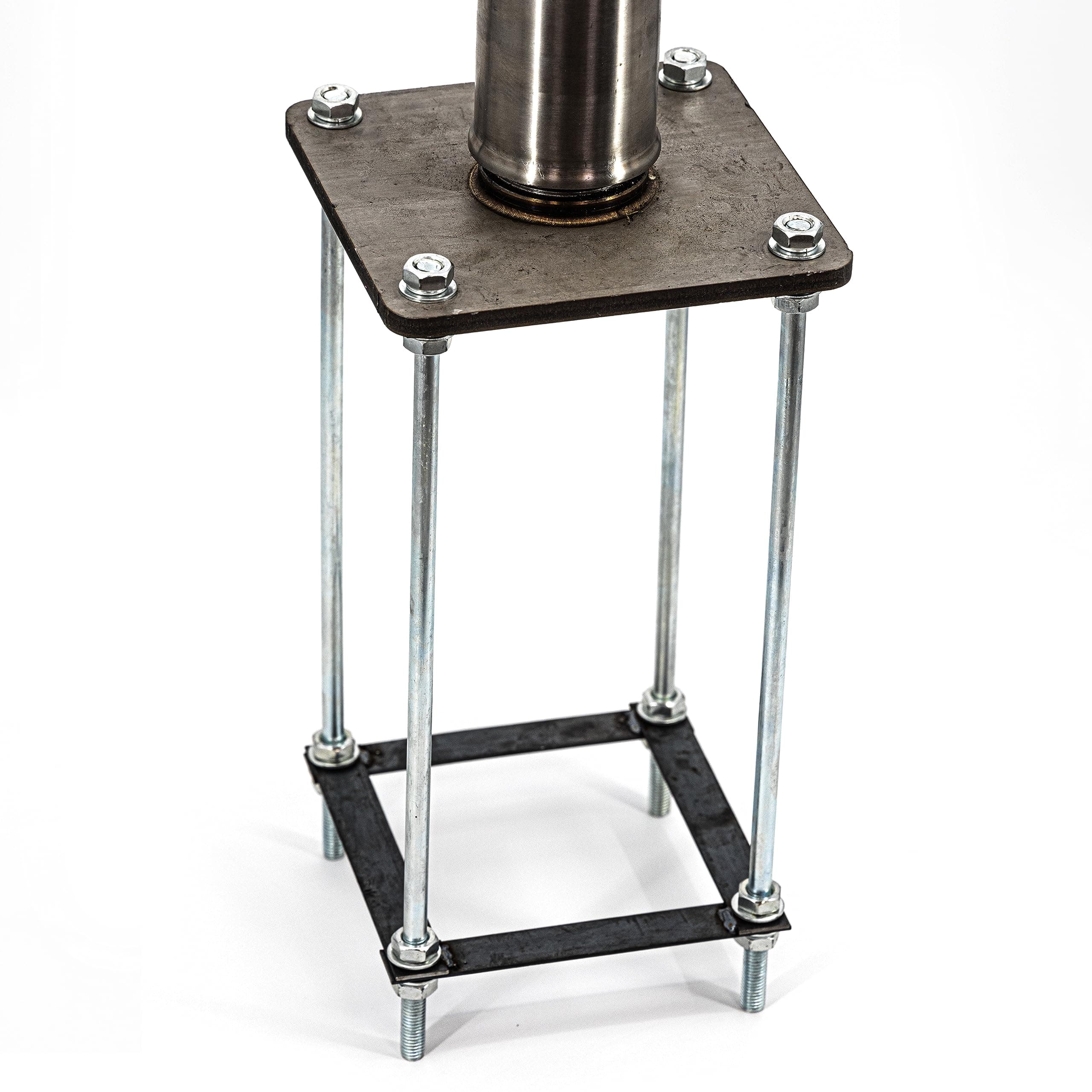 Colourtree Reinforced Base Frame for Shade Sail Pole, Versatile Use for Deck, Soil and Concrete Surfaces